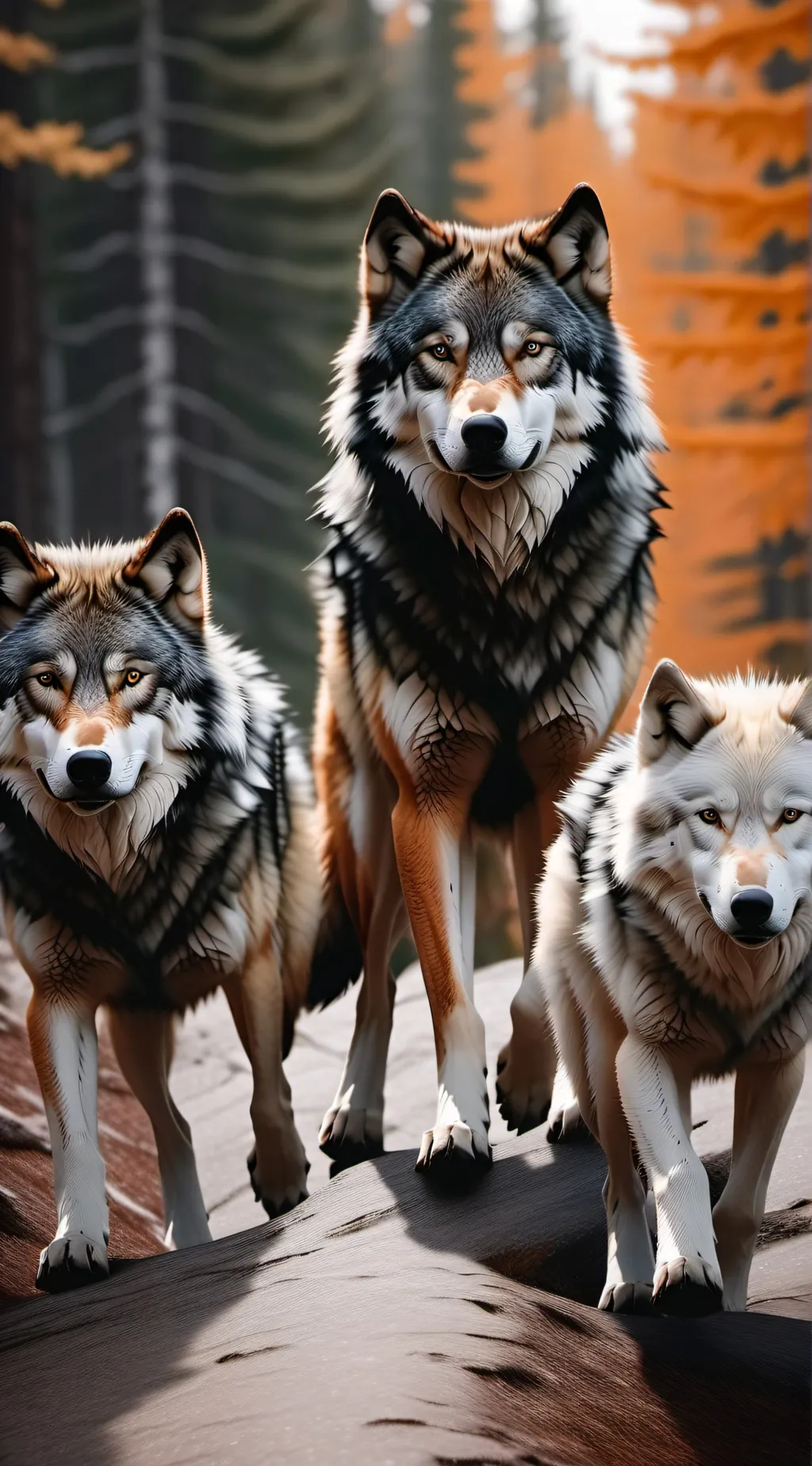 ai character: Wolf pack background