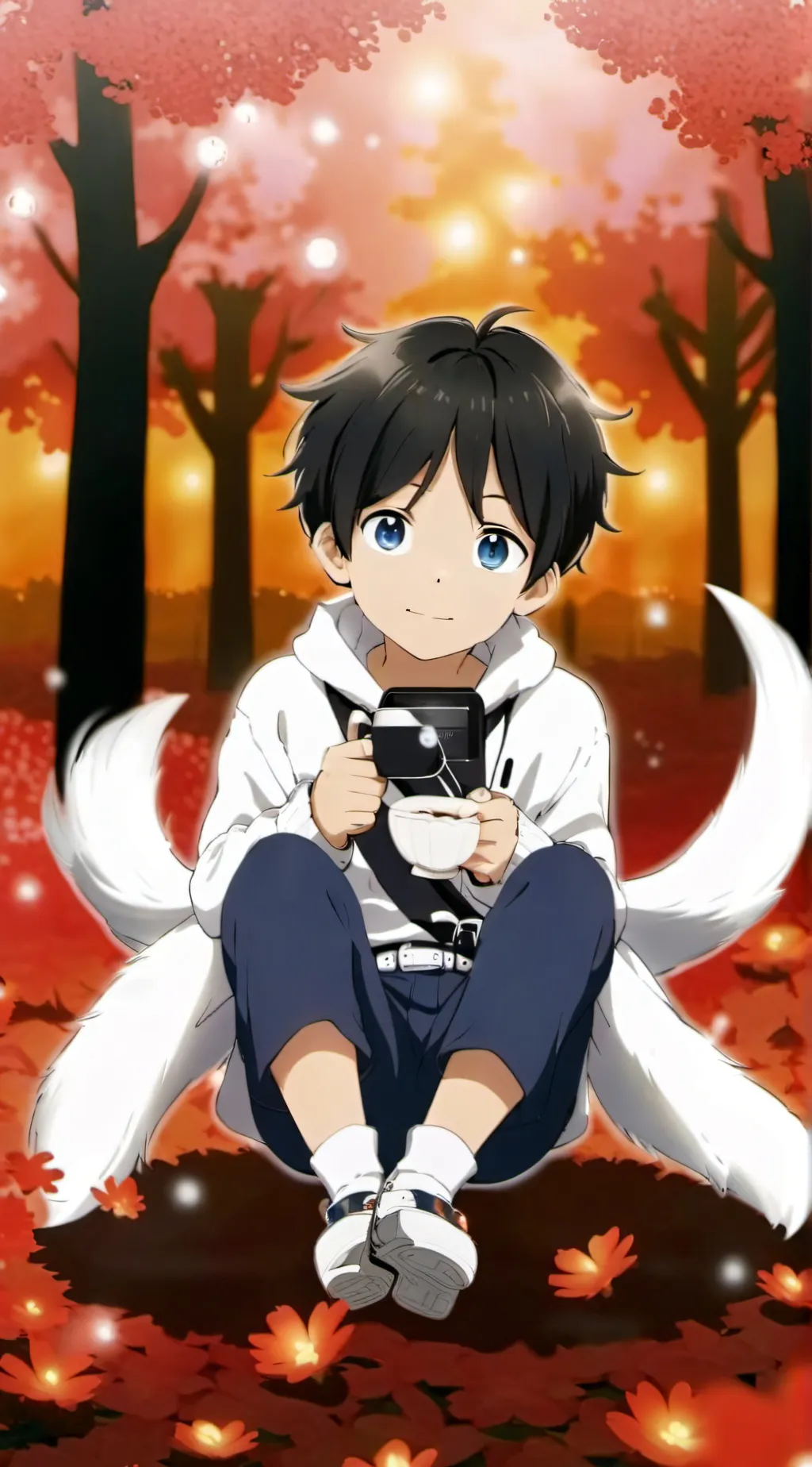 ai character: therian boy background