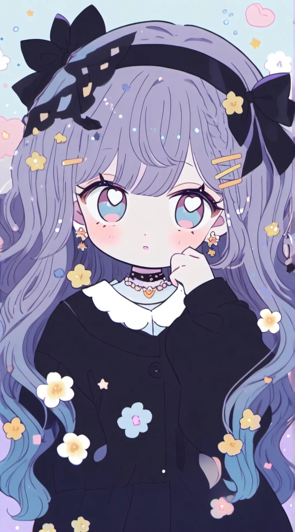 ai character: Math girl background