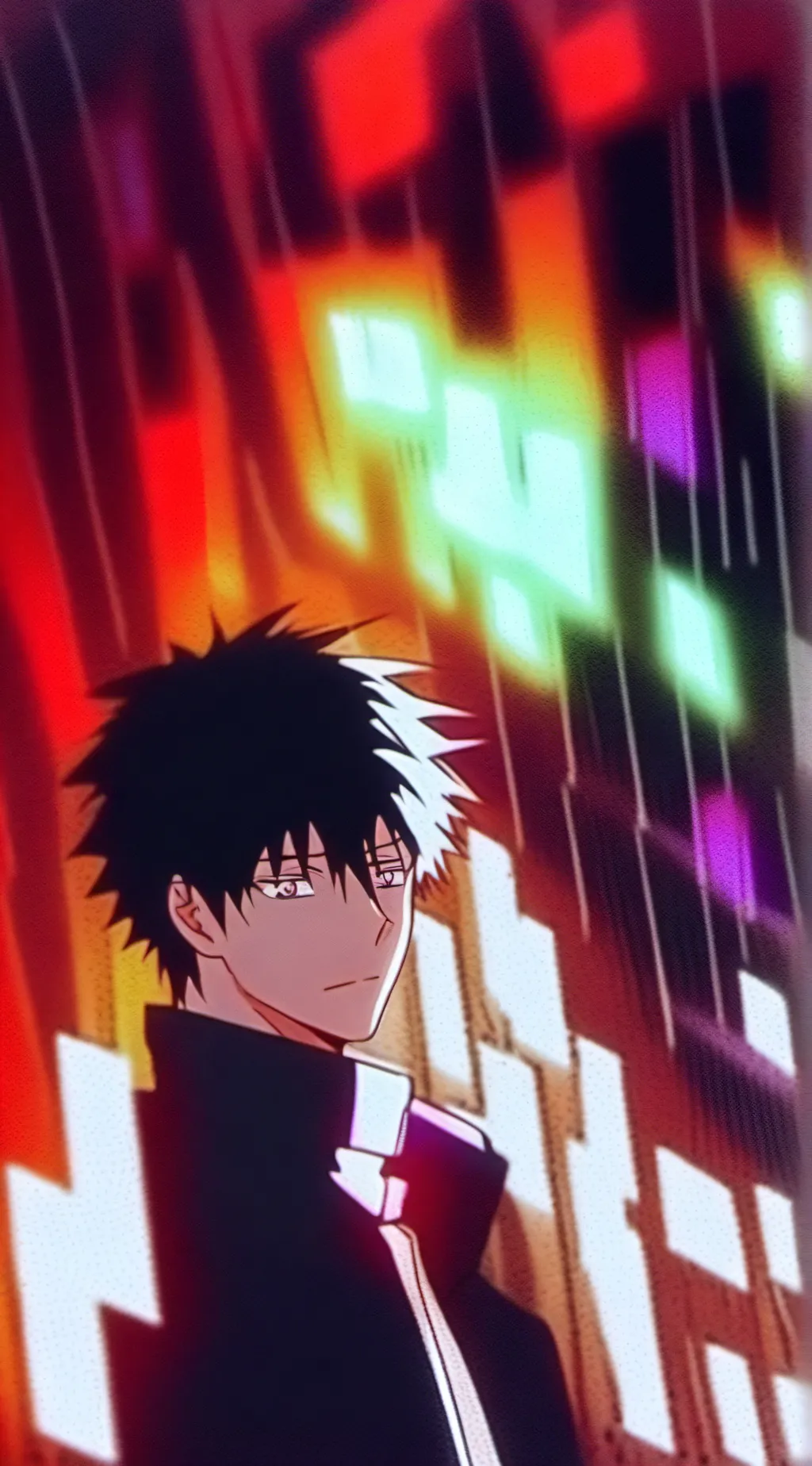 ai character: Megumi ^^ background