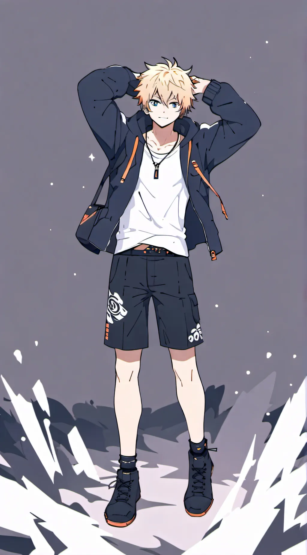 ai character: Bakugo background