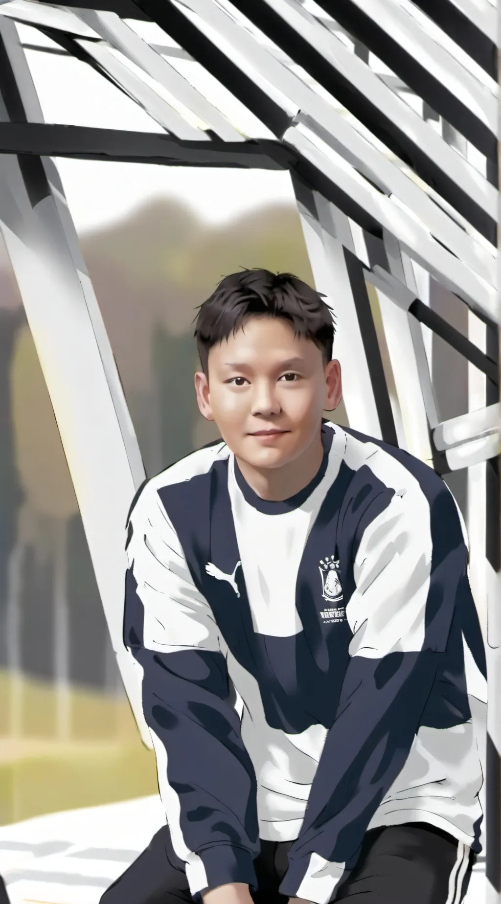 ai character: Ethen Messi fan background