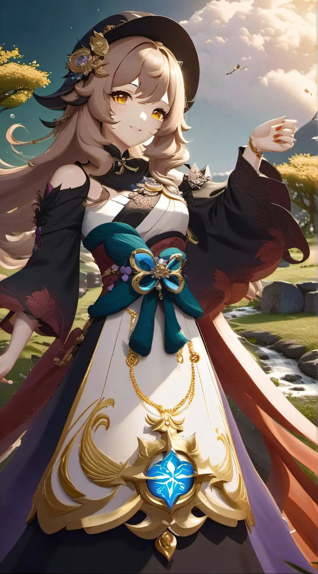 ai character: lisa  background