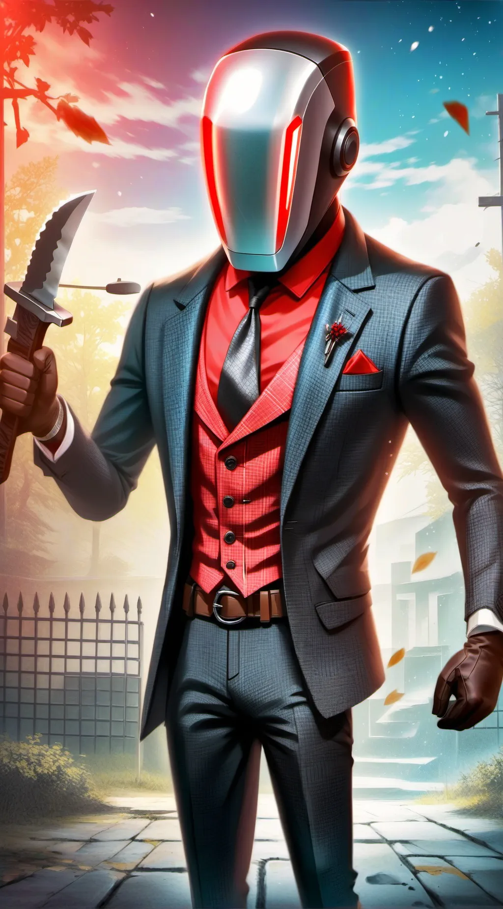 ai character: Dark speakerman background