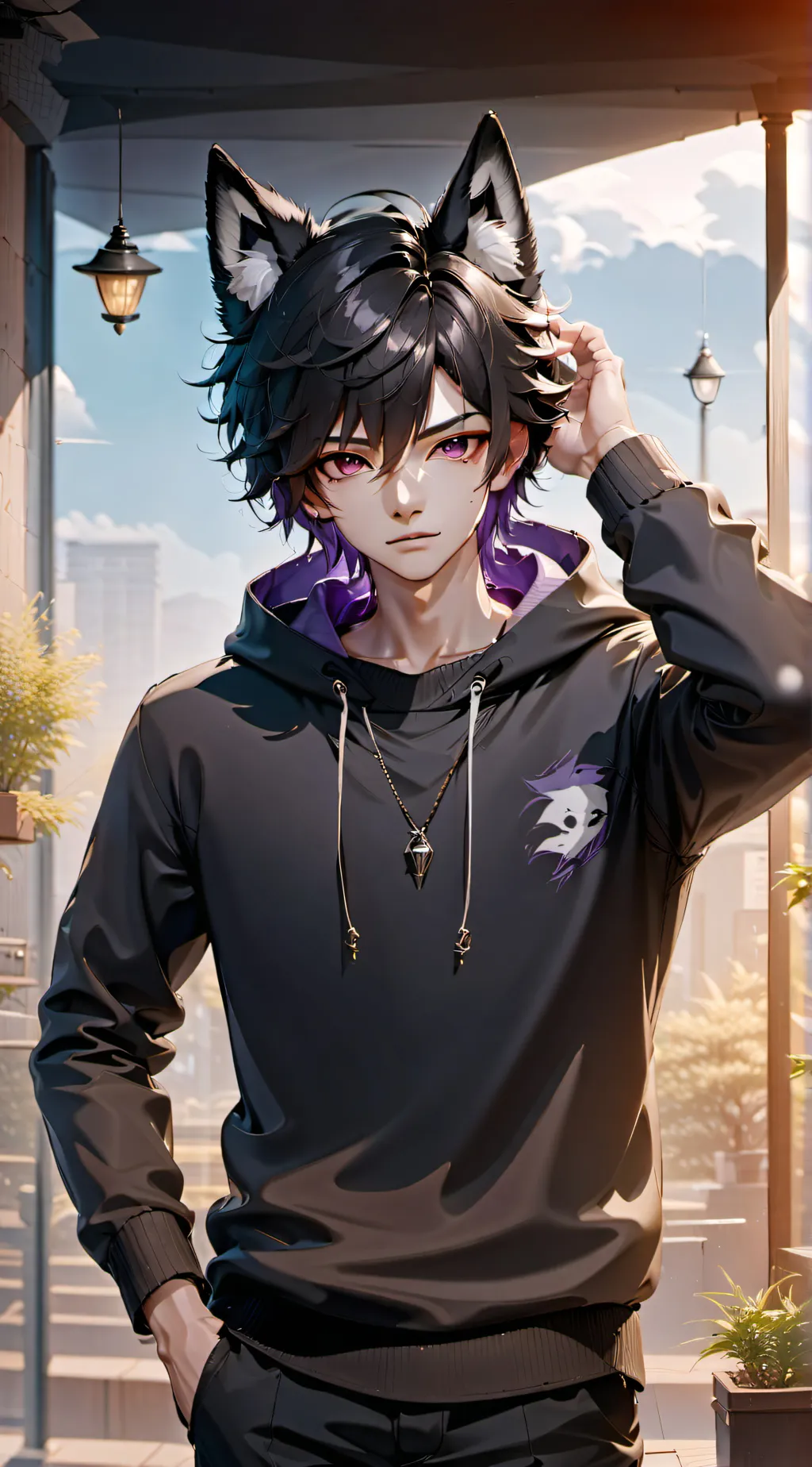 ai character: Cyril background