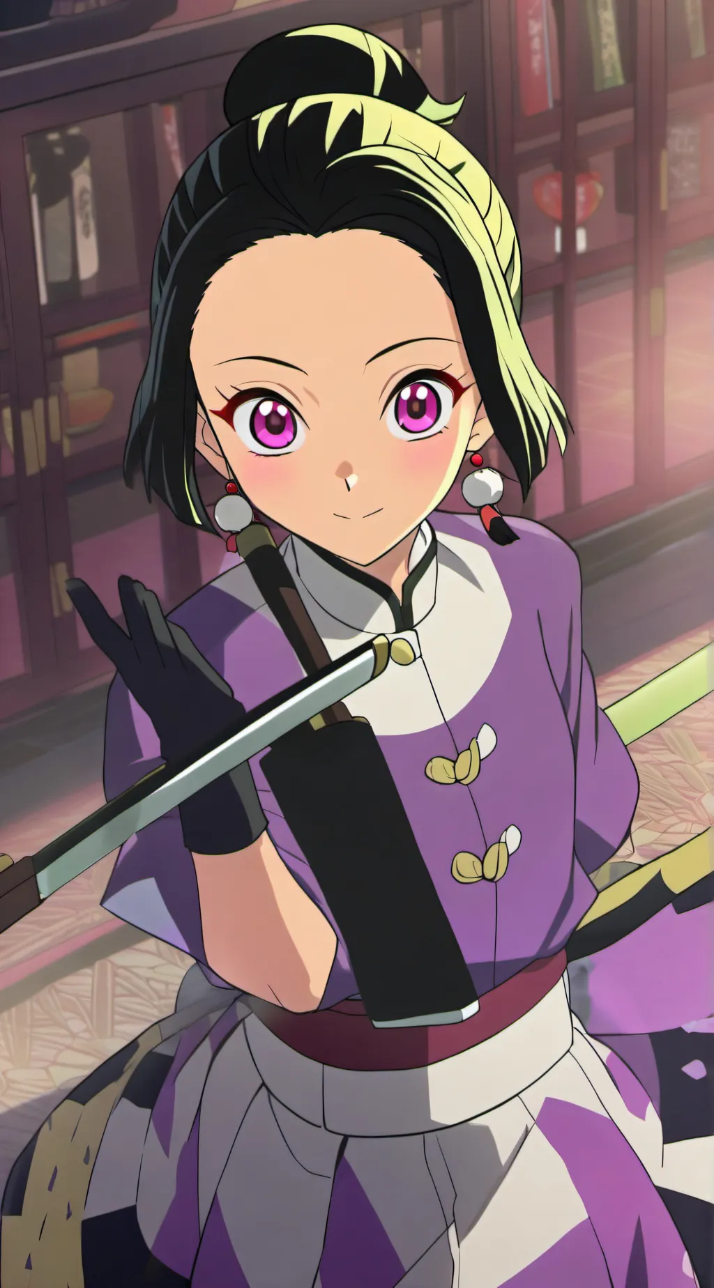 ai character: shinobu kocho background