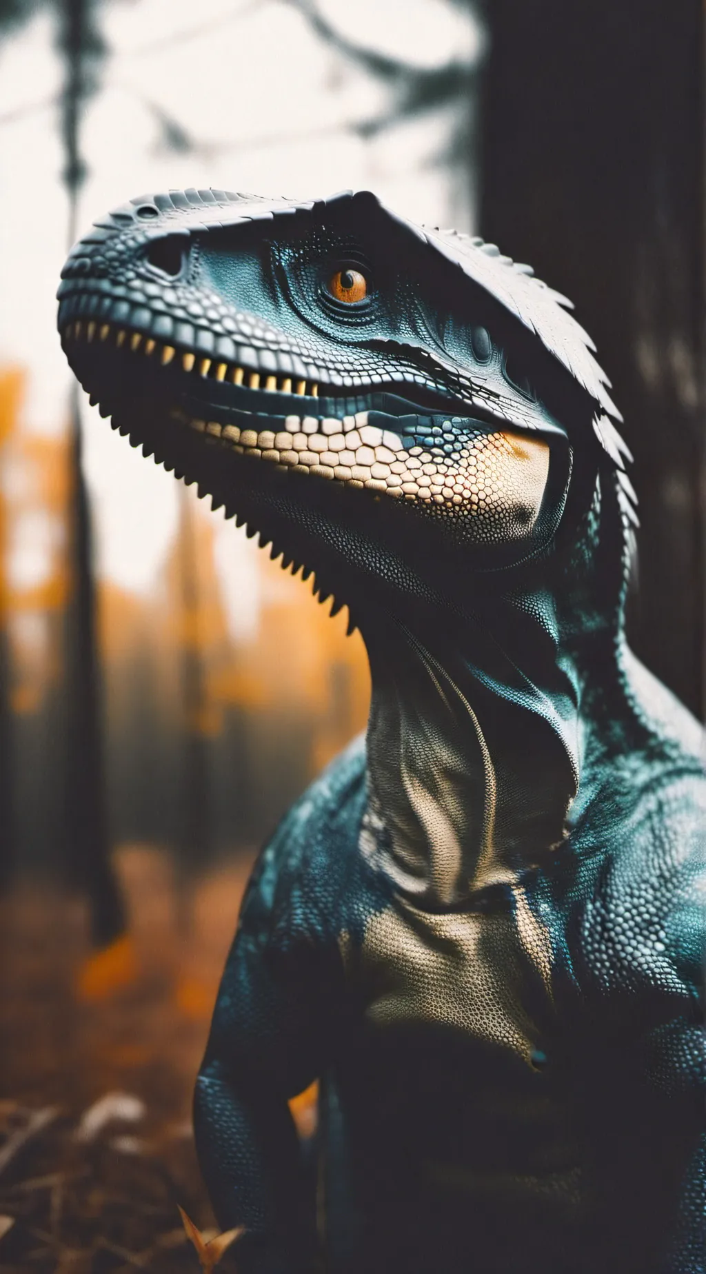 ai character: blue background