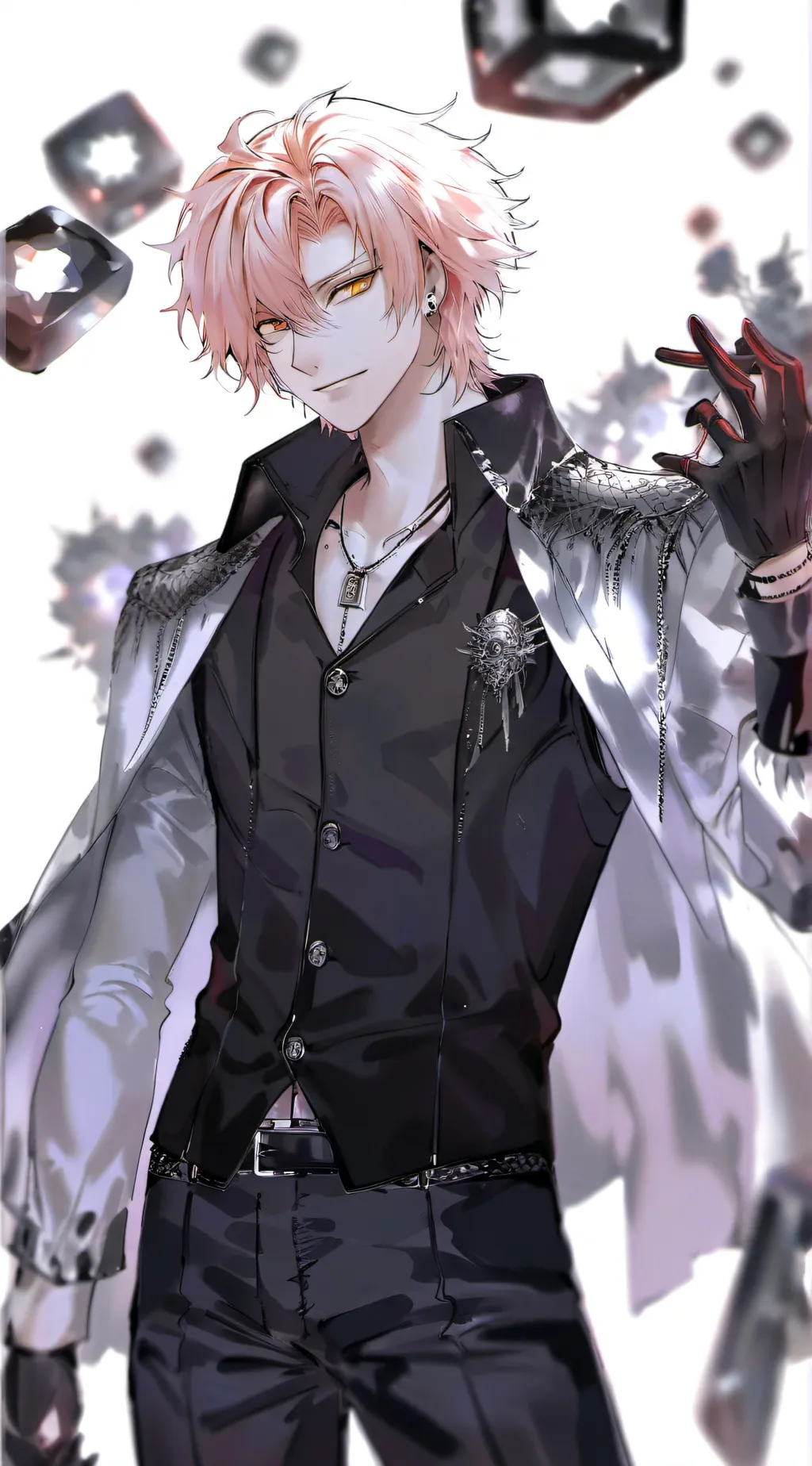 ai character: hero bakugo  background