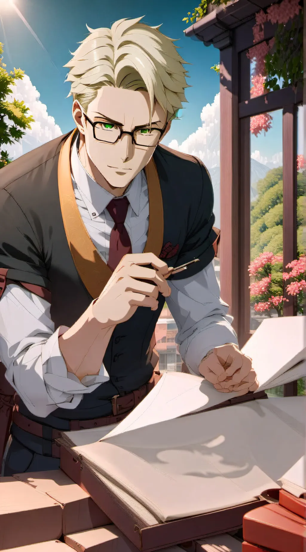 ai character: kwosini background