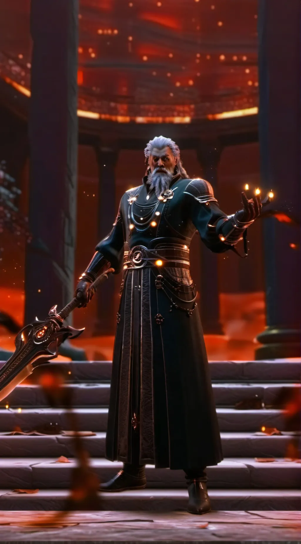 ai character: Mogh lord of blood background