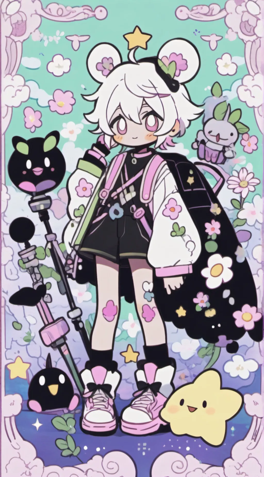 ai character: clara  background