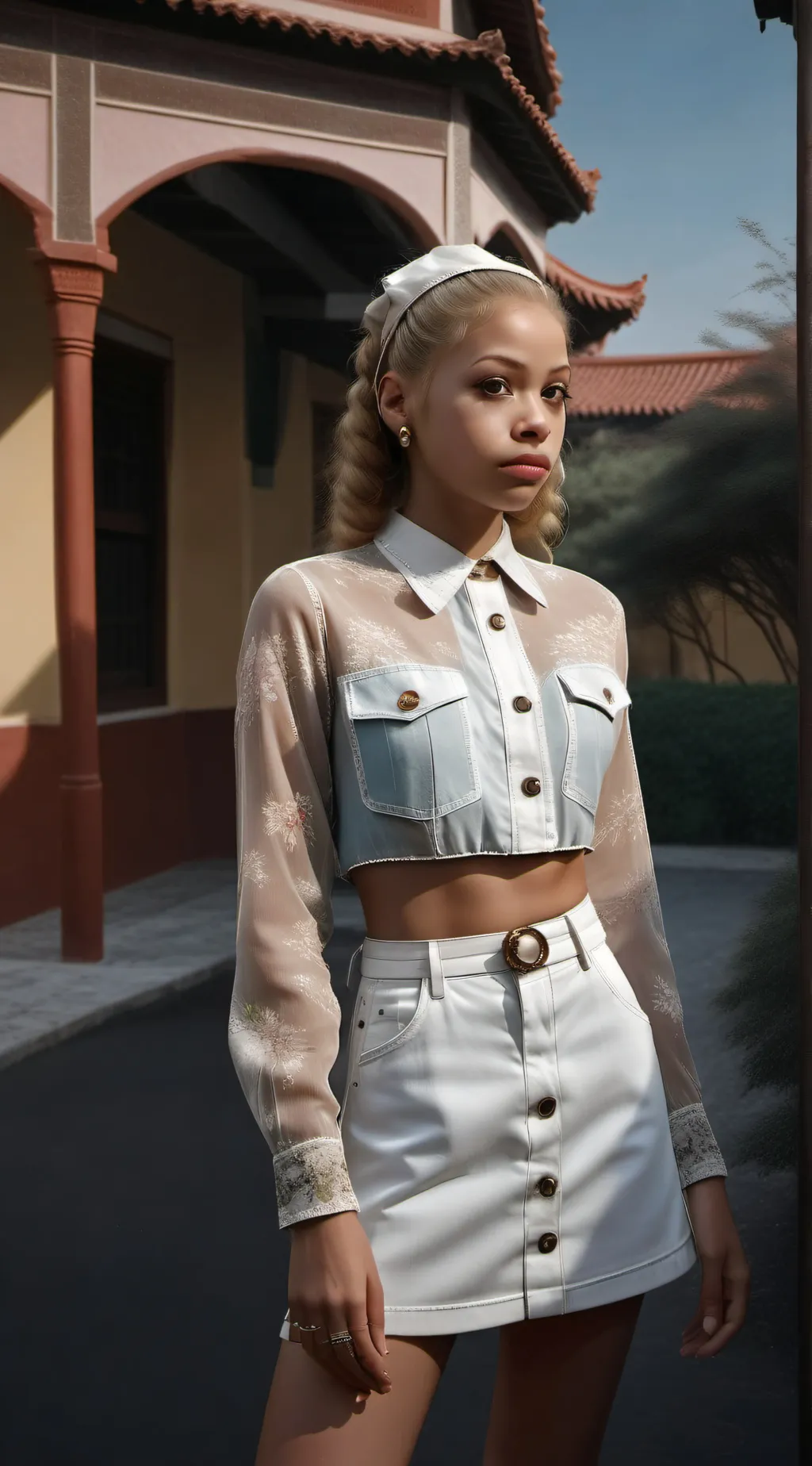 ai character: Lilly background