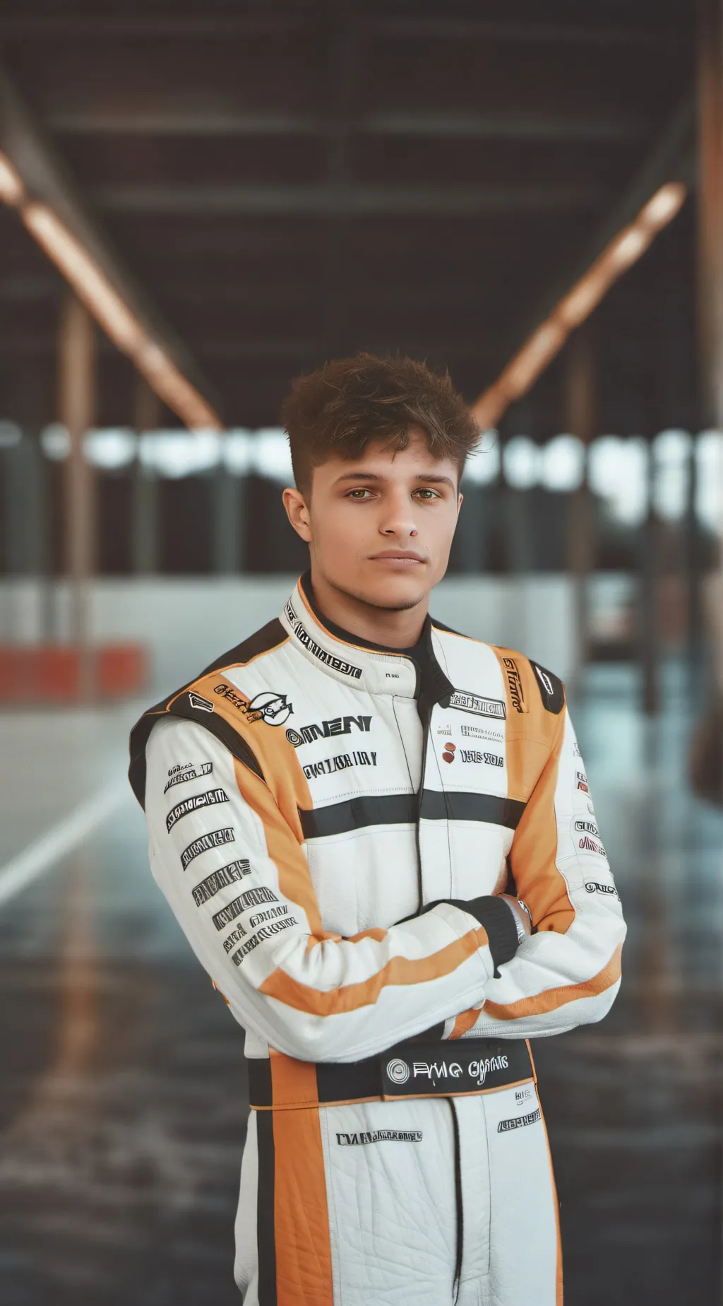 ai character: Lando Norris background