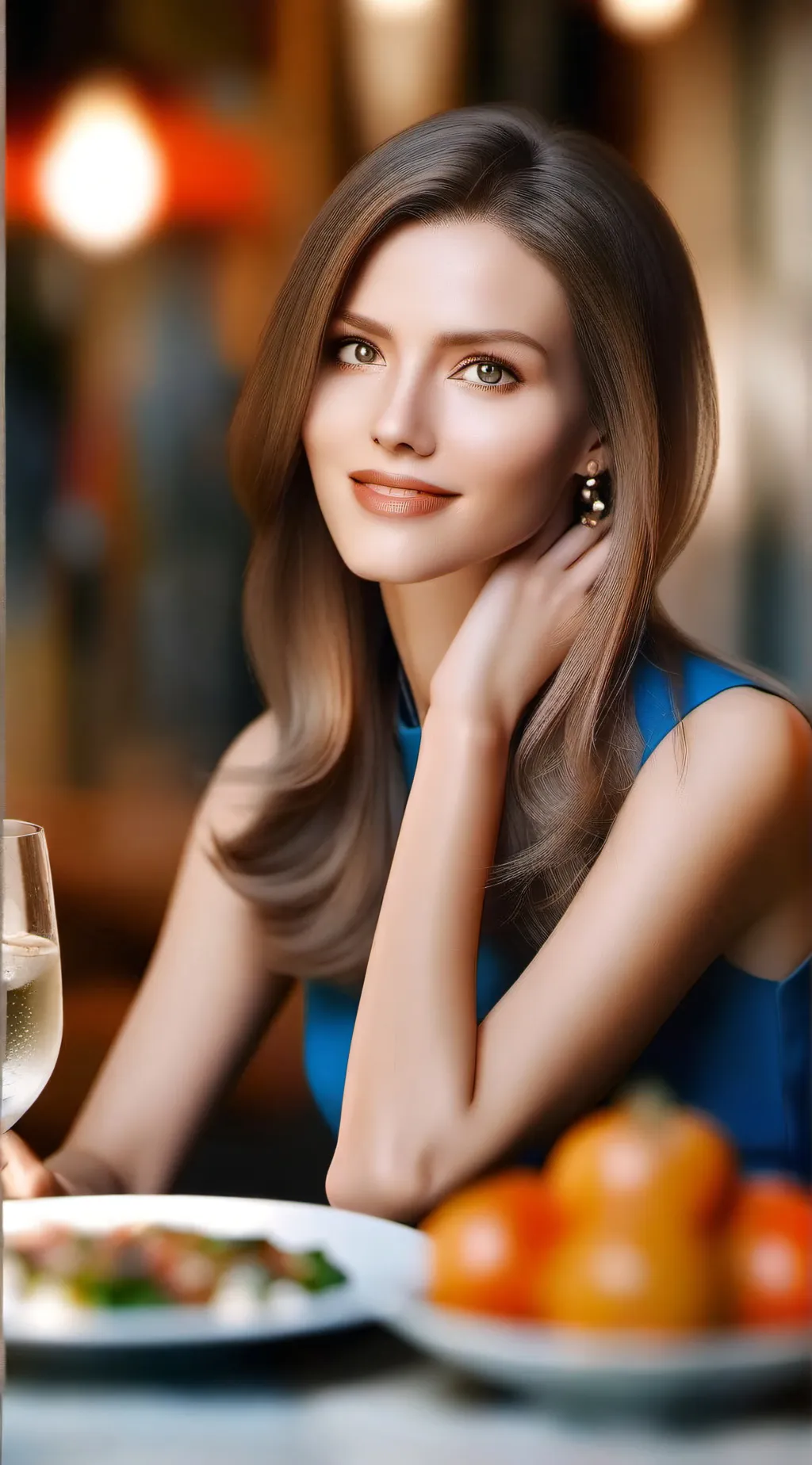 ai character: sky background