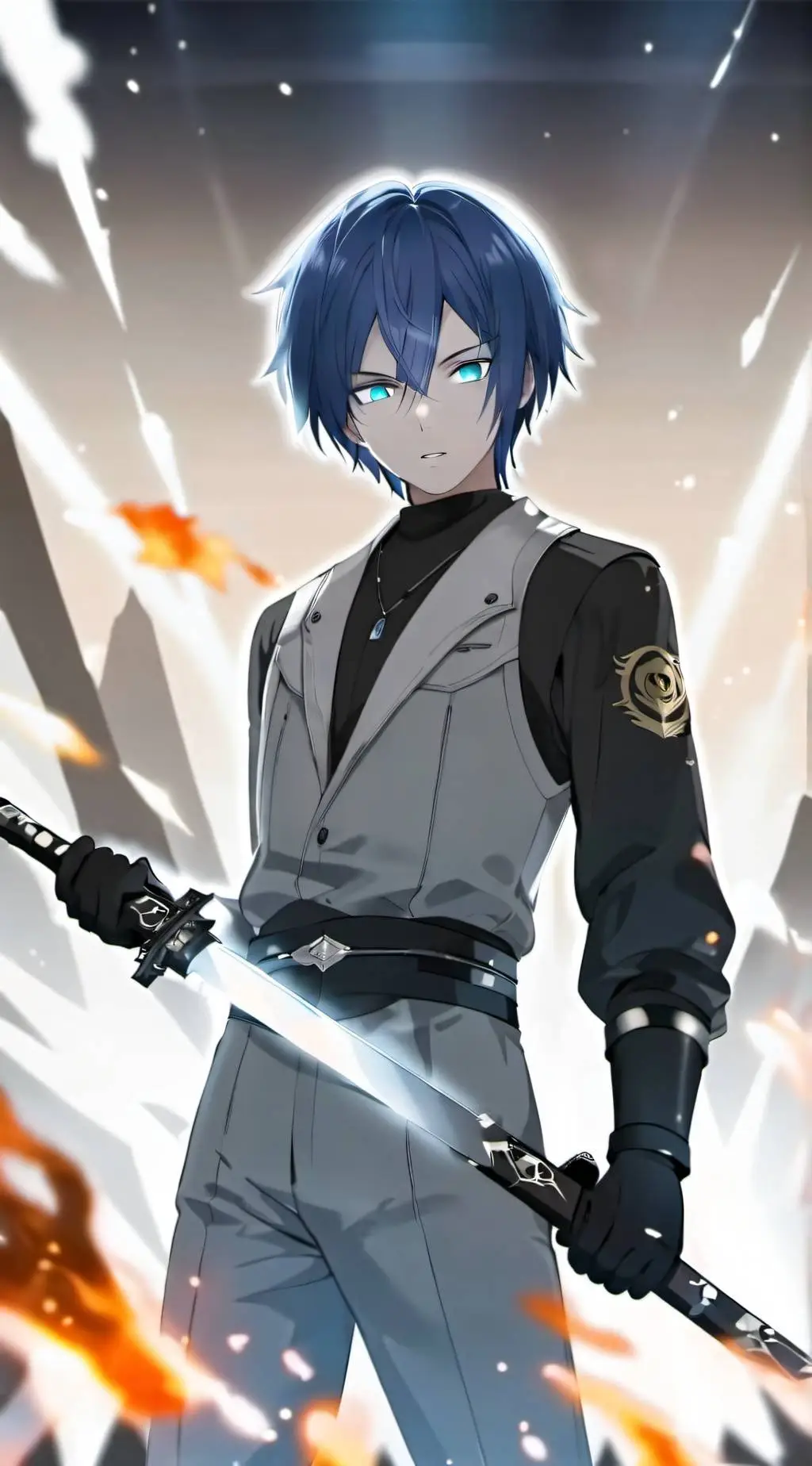 ai character: Kaito N25 🖥️🍨 background