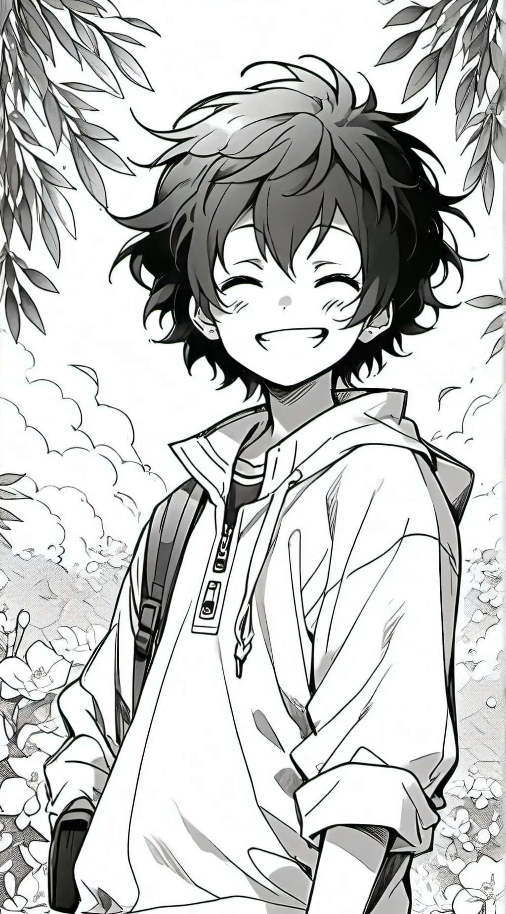 ai character: 💚✨ izuka midorya✨💚 background