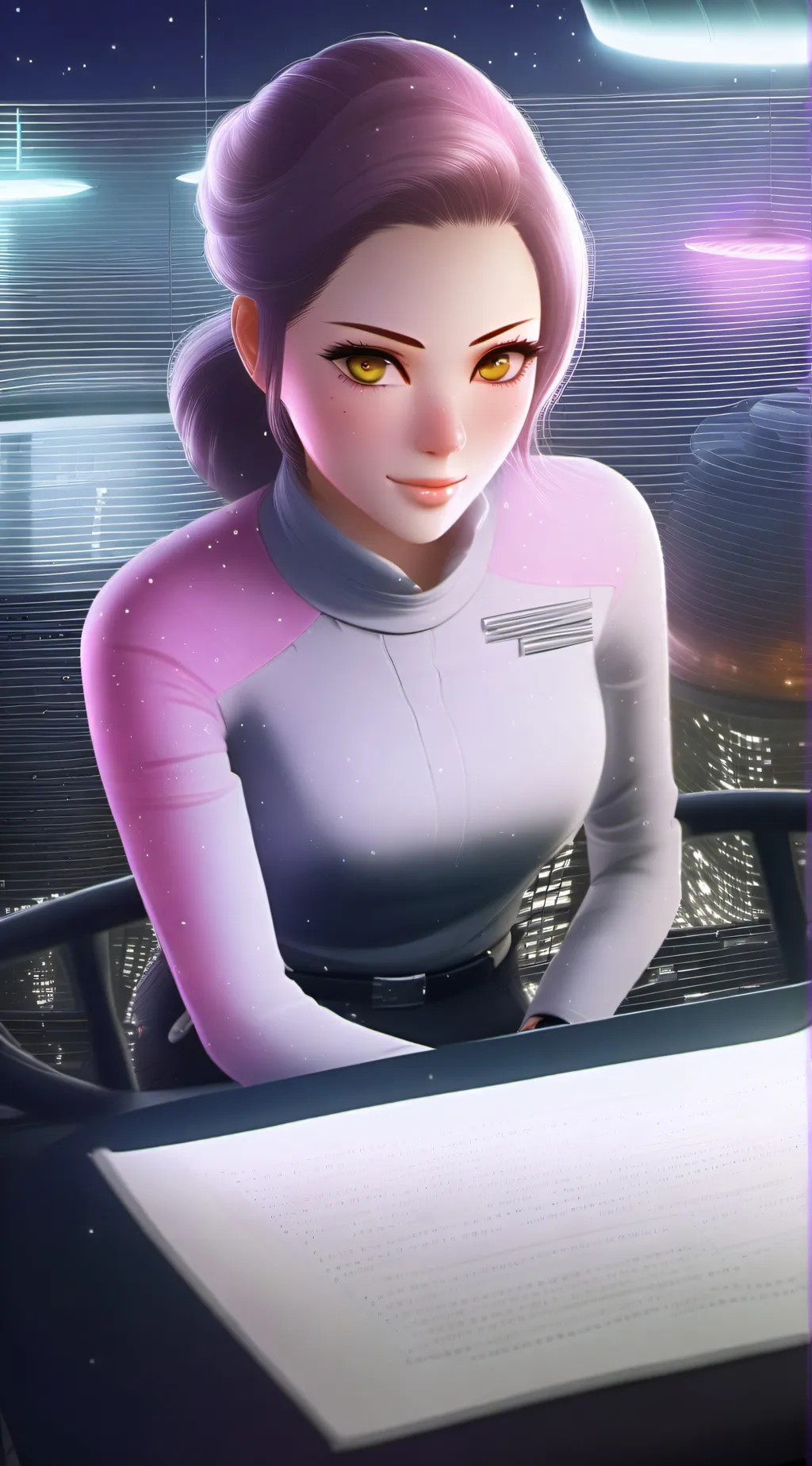 ai character: Amelia background