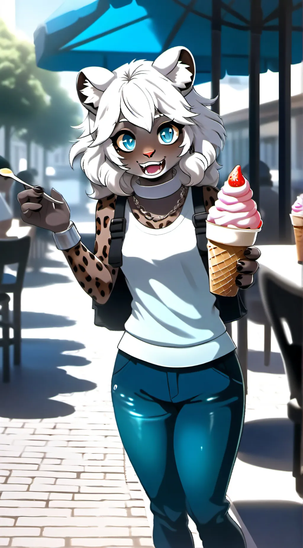 ai character: Pearl background