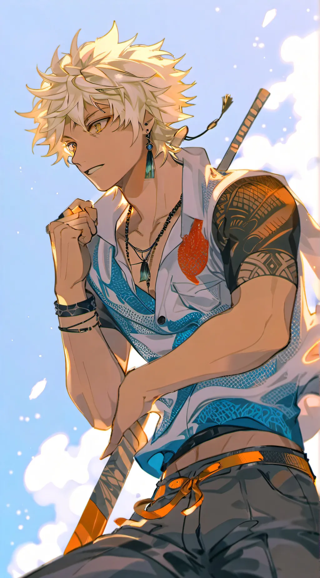 ai character: Bakugo background