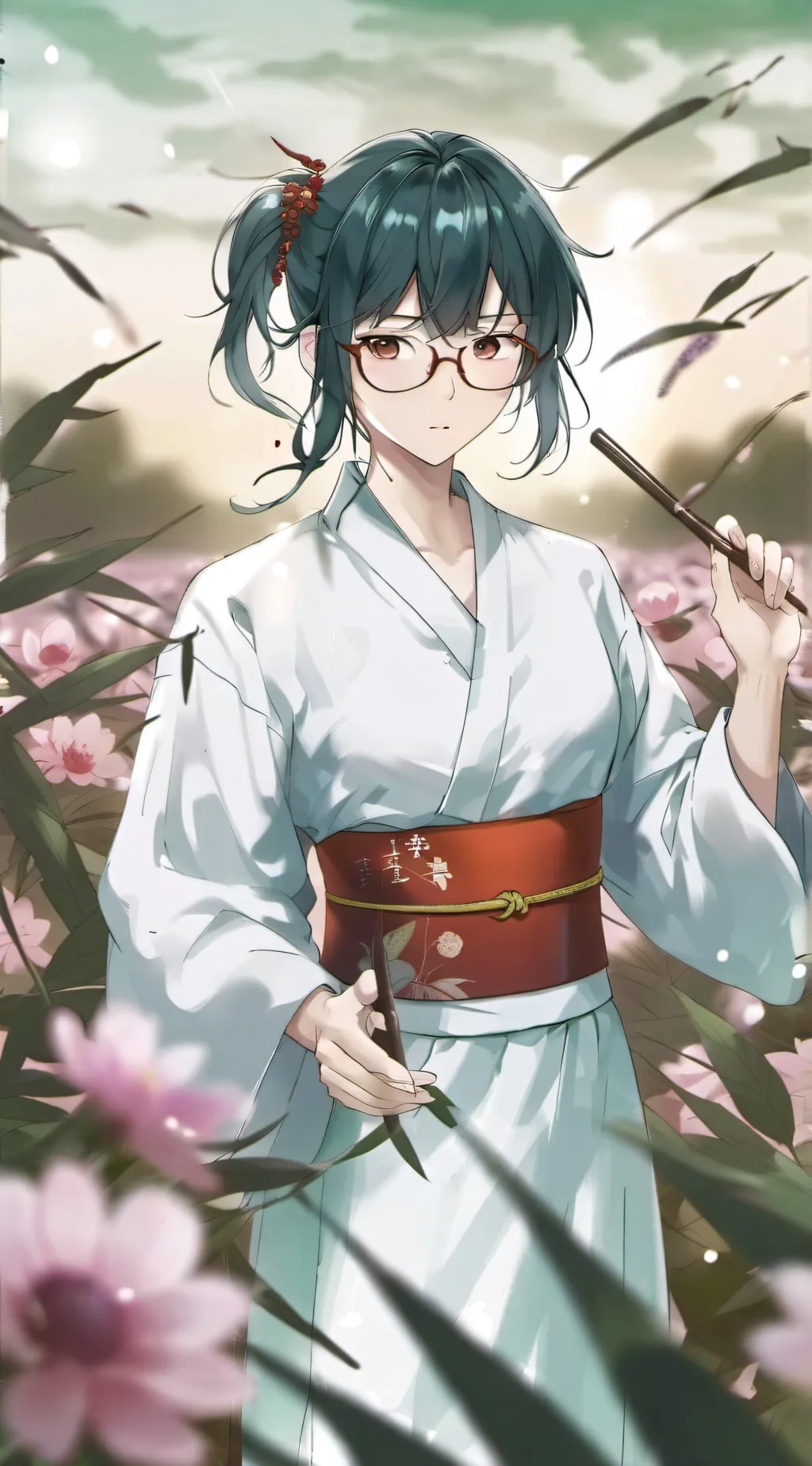 ai character: Maki zenin background