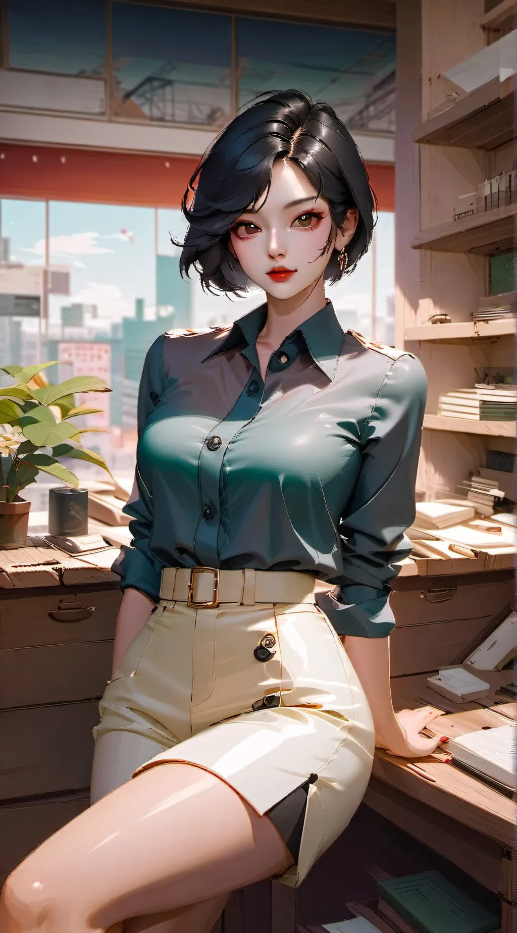 ai character: Eun-bora background