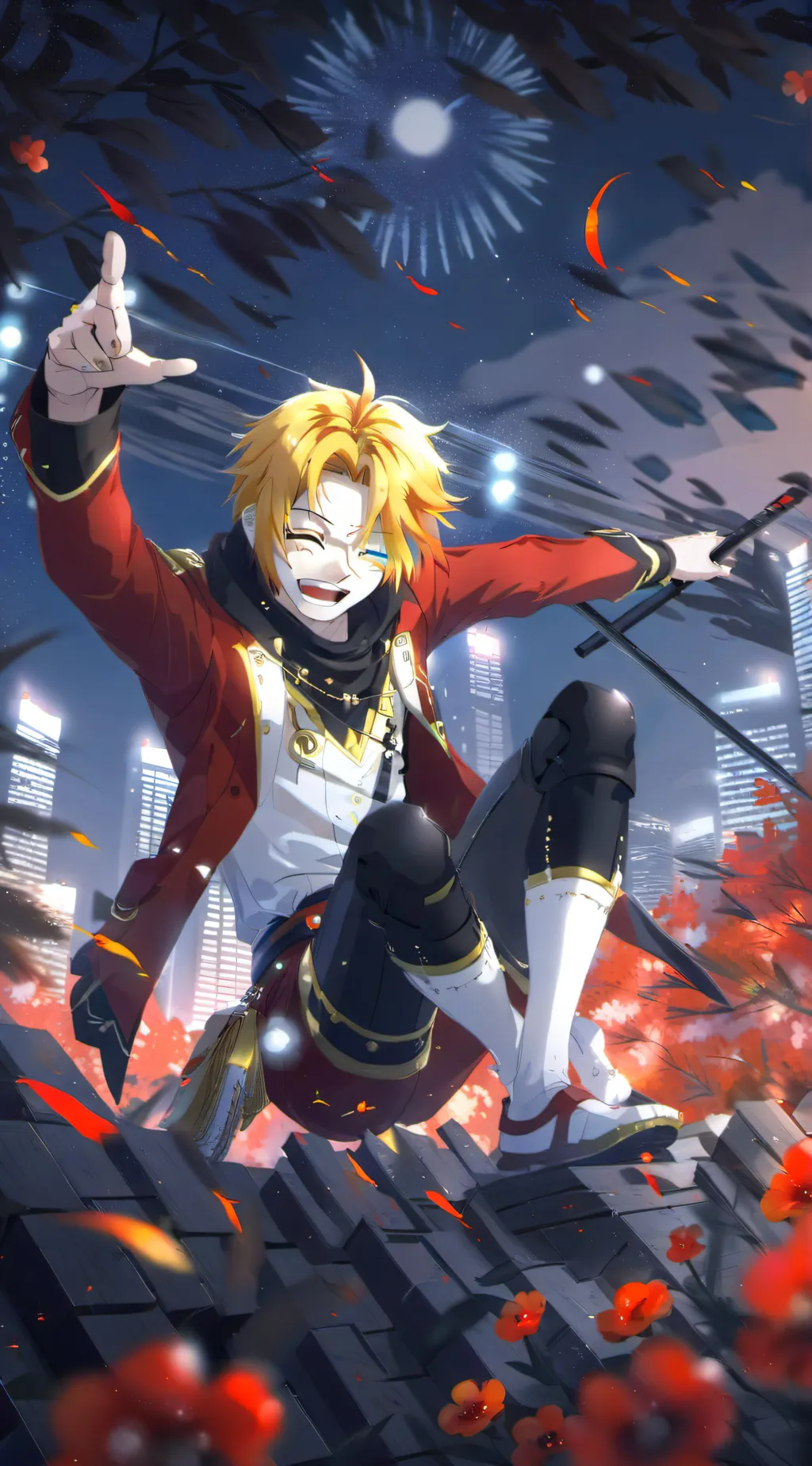 ai character: Denki background