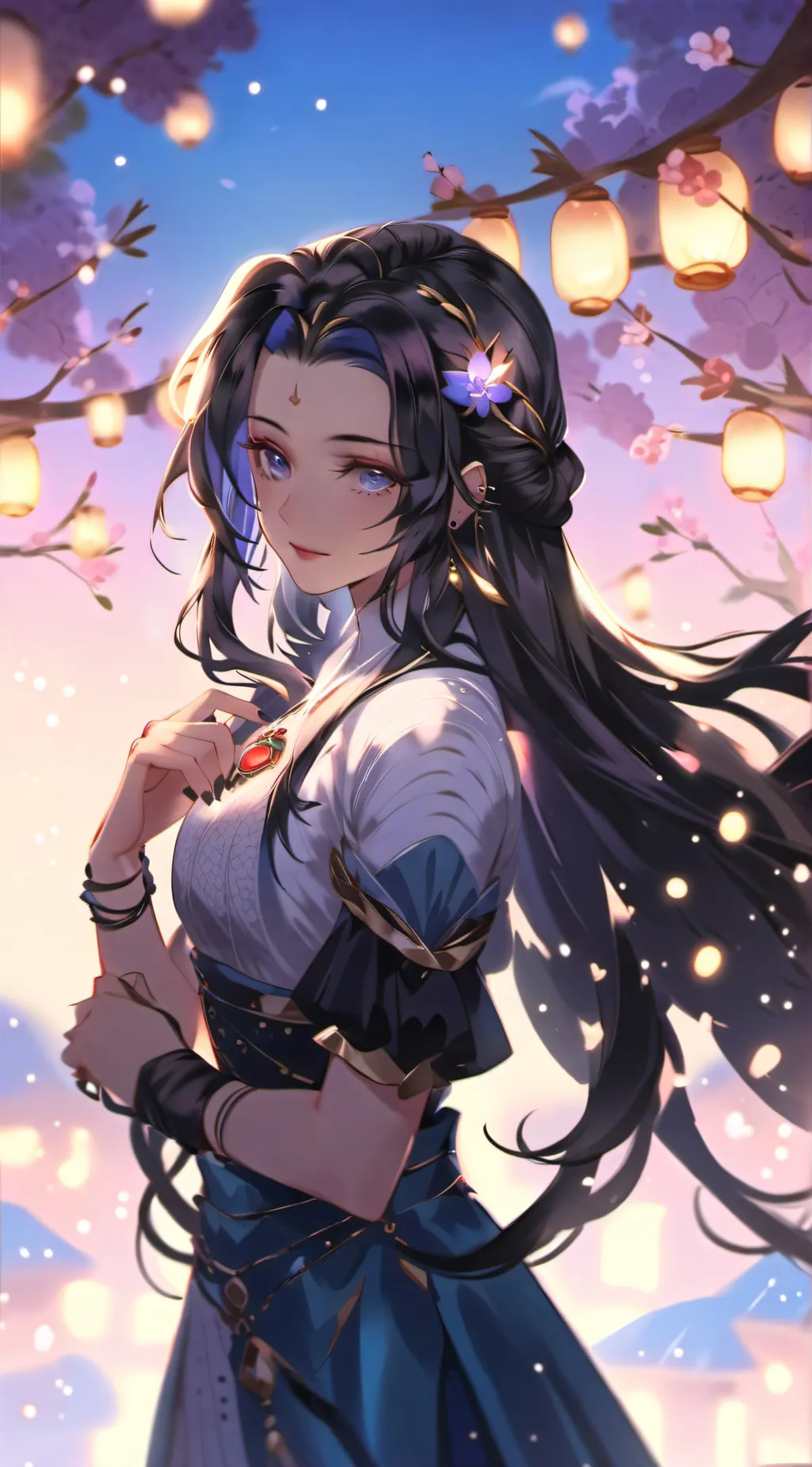 ai character: Shinobu  background