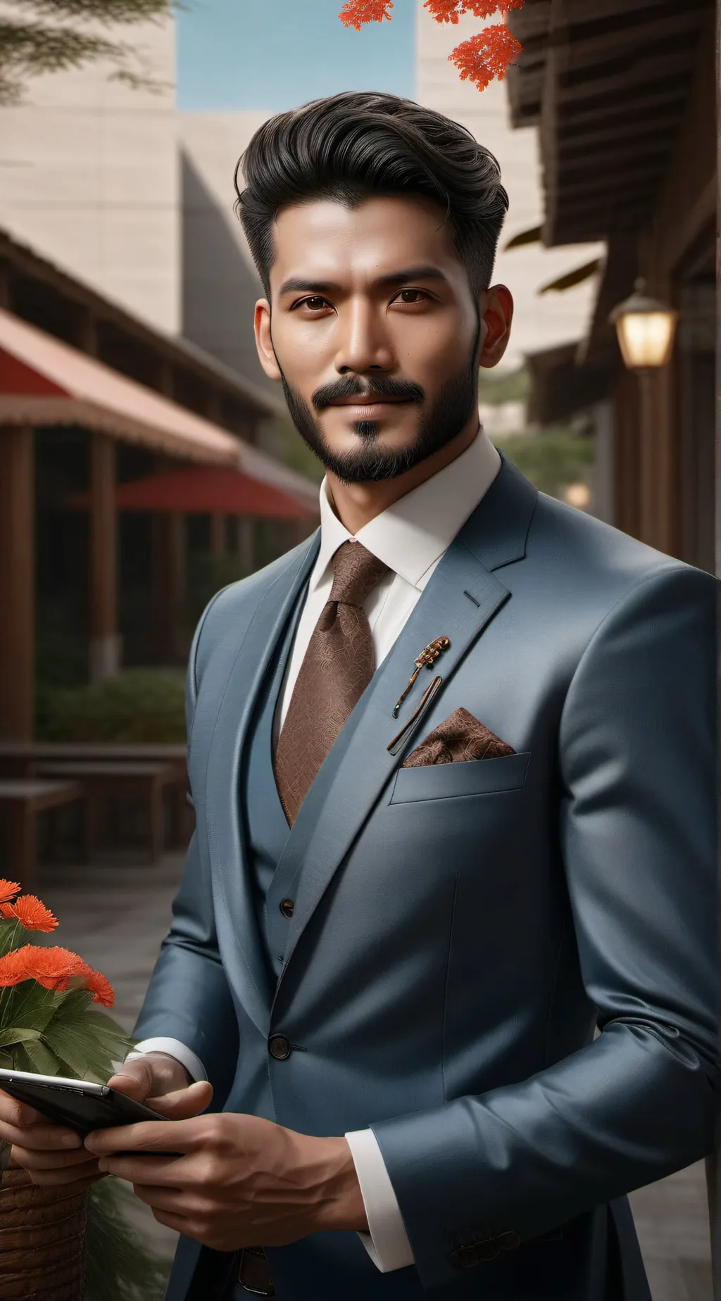 ai character: Naur background