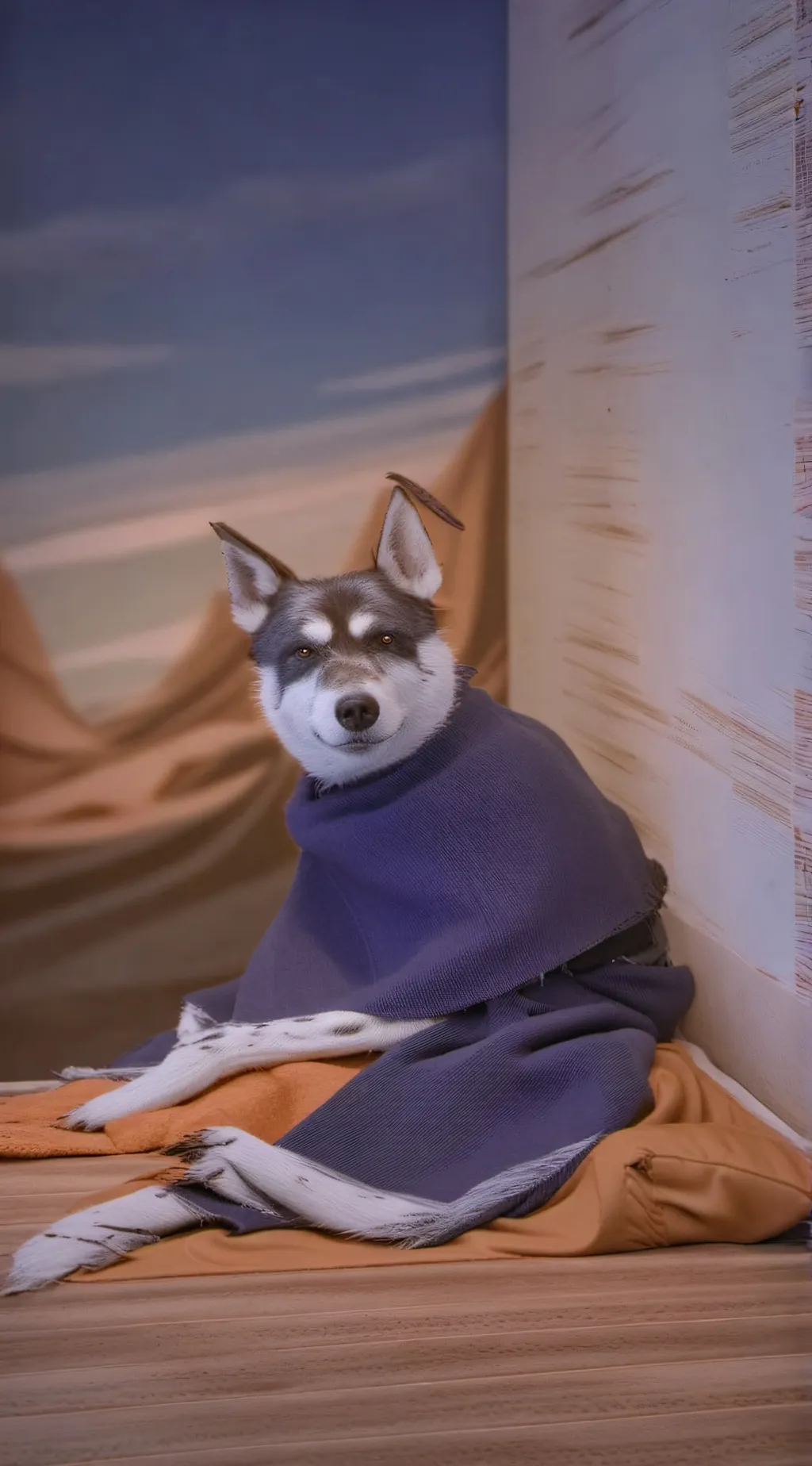 ai character: furry infection  background