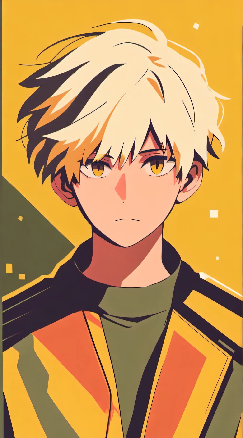 ai character: Katsuki Bakugo background