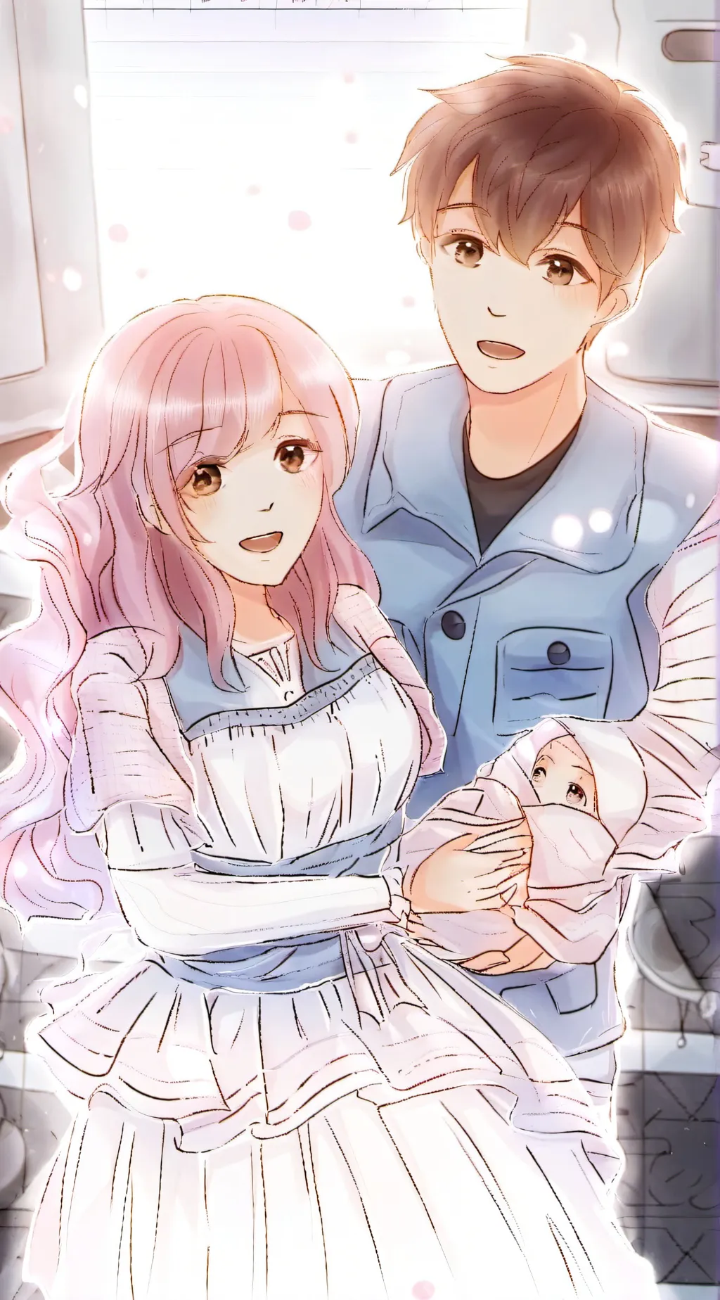 ai character: life with a twin background