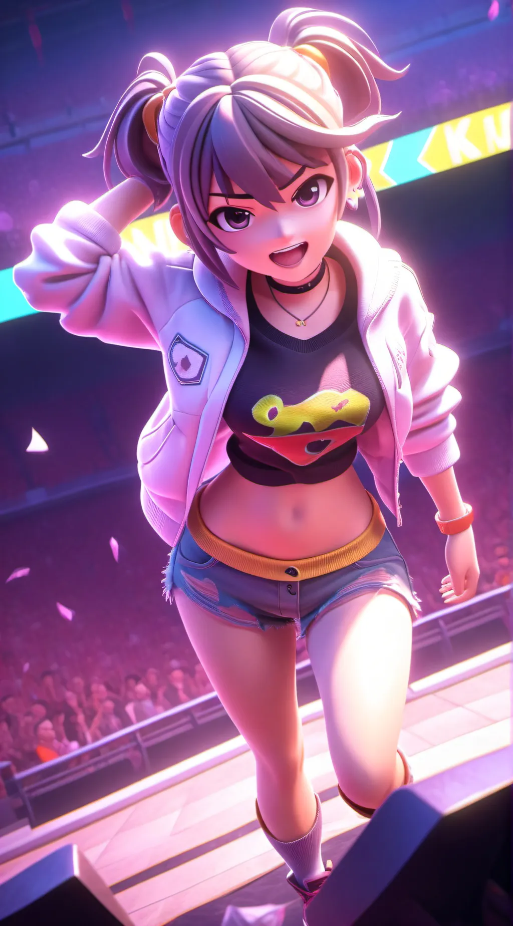 ai character: Harmony background