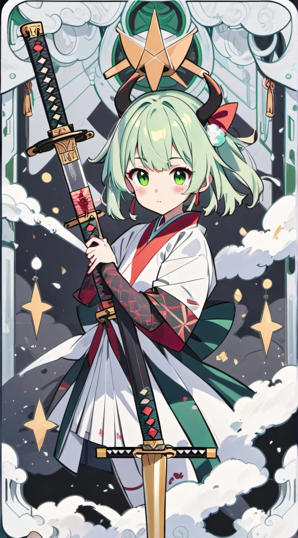 ai character: Ayame background