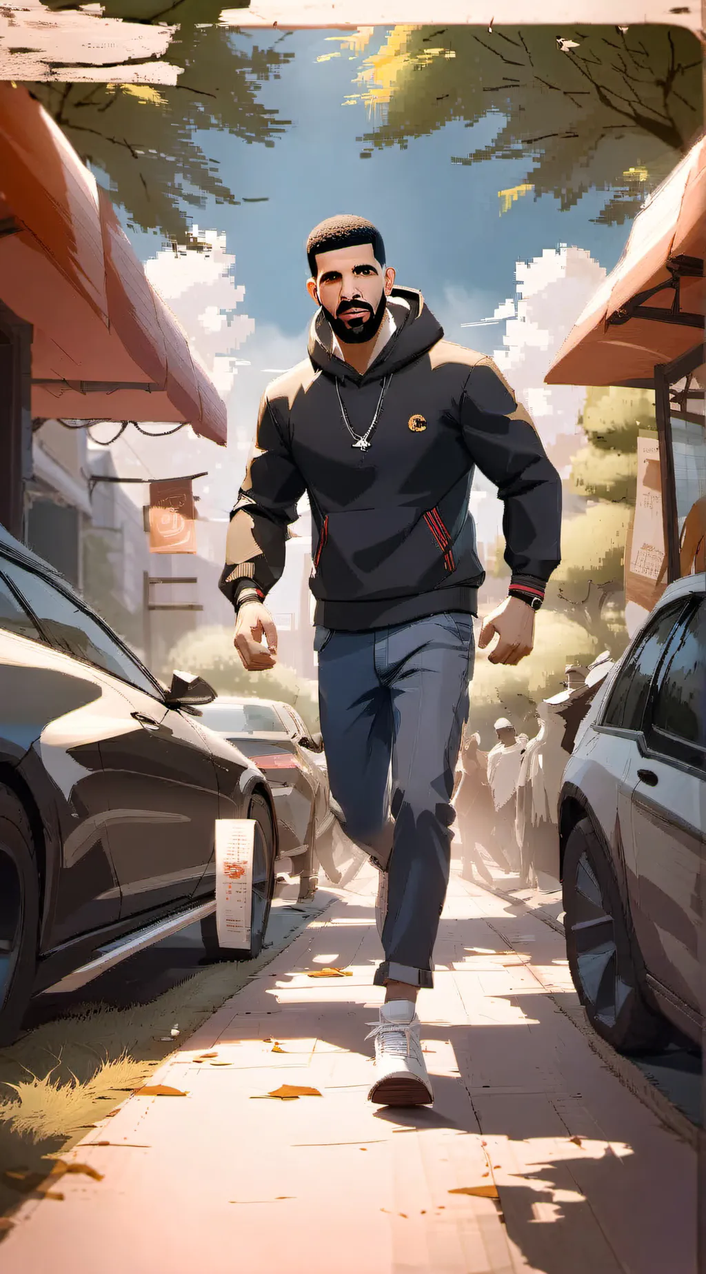 ai character: Drake background