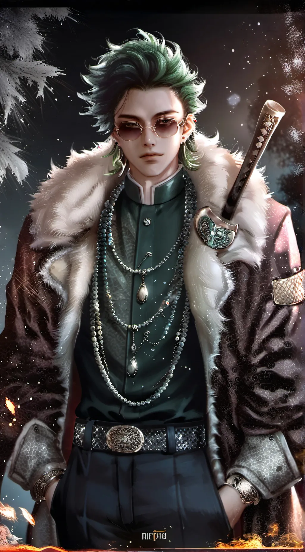 ai character: hashira (mean) background