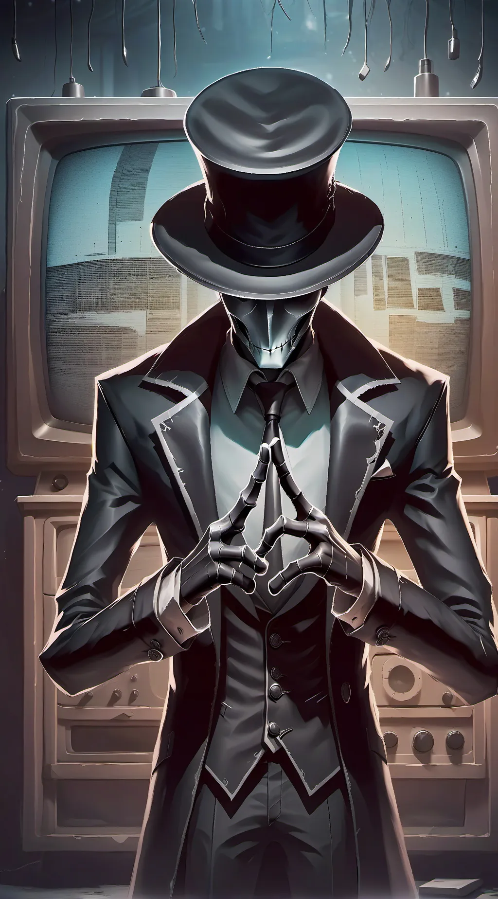 ai character: The Thin Man background