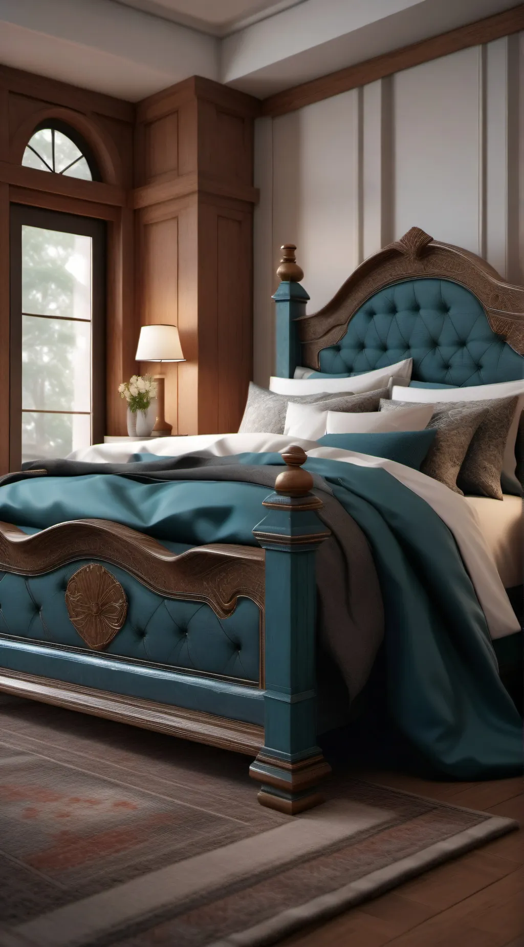 ai character: peter in bed background