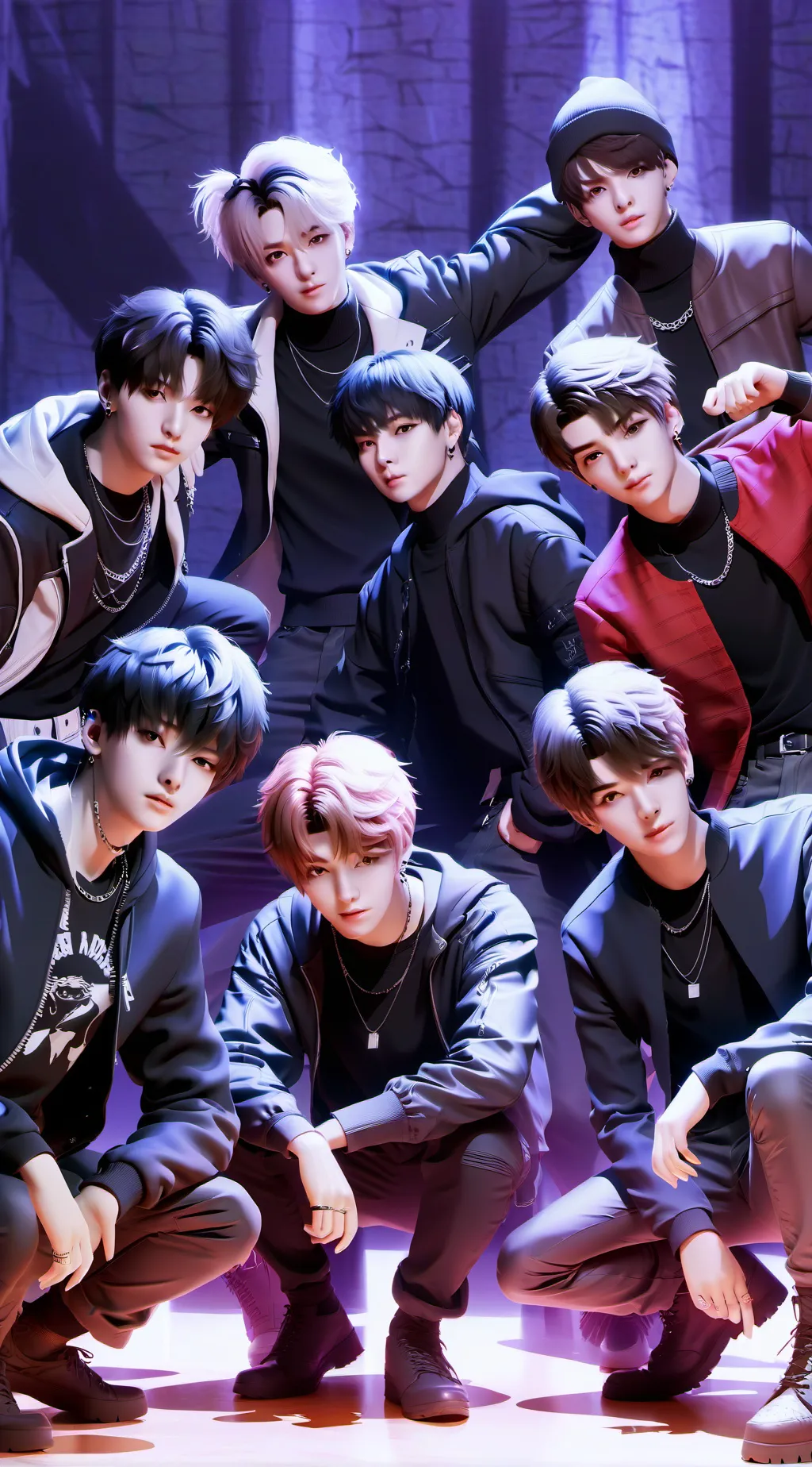 ai character: skz background