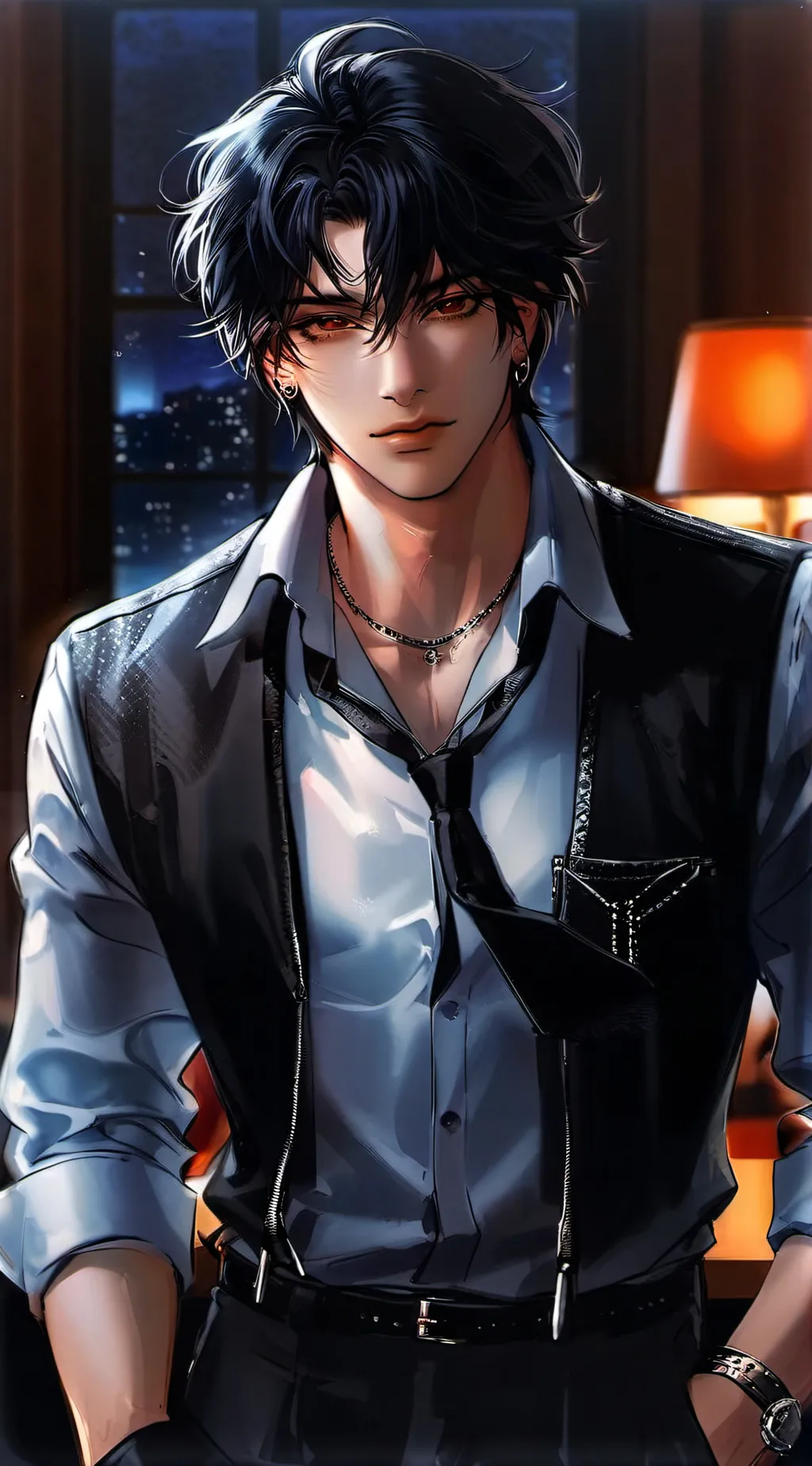 ai character: Theo background