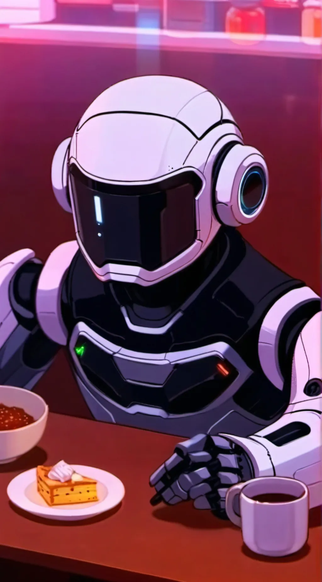 ai character: robot background