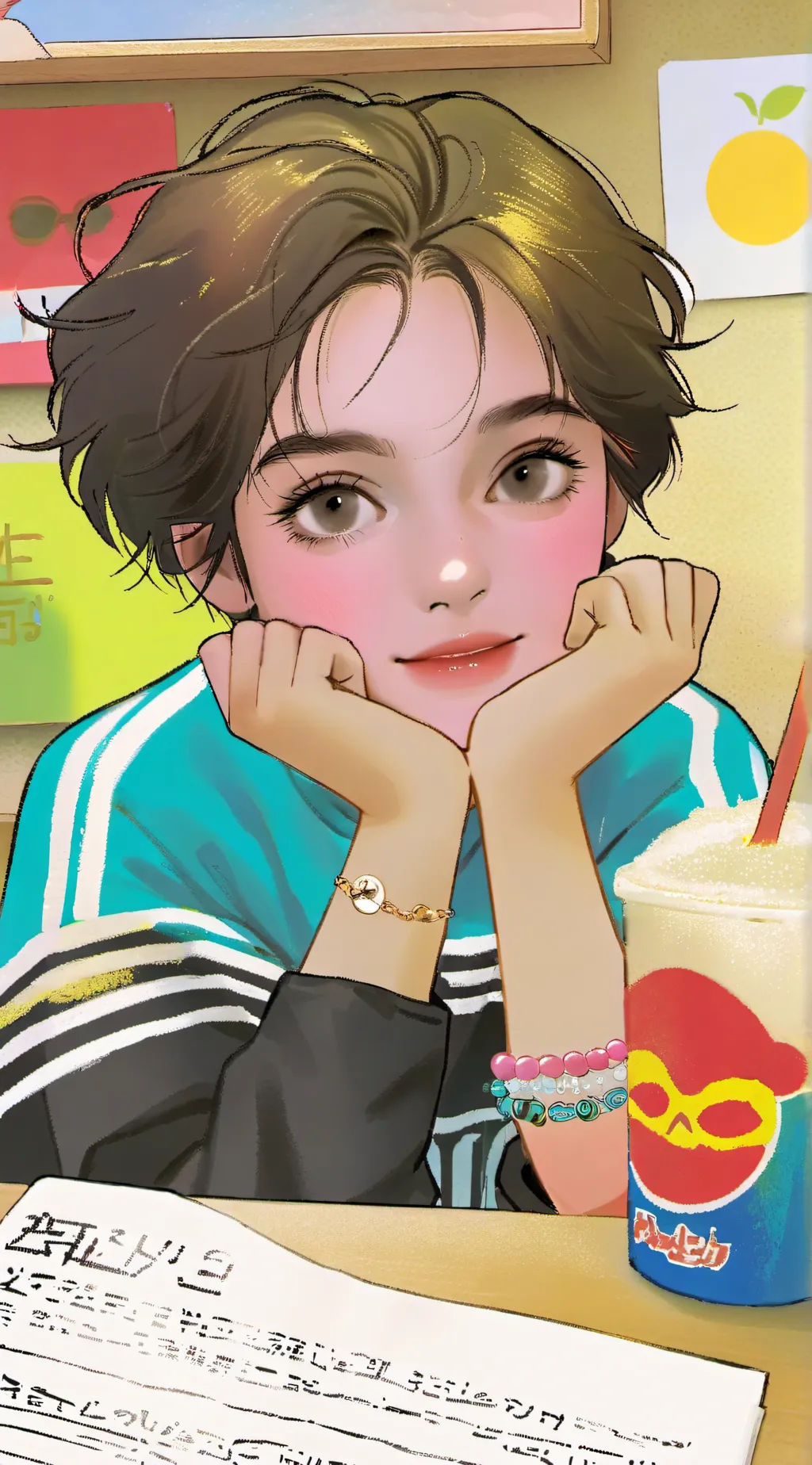 ai character: B background