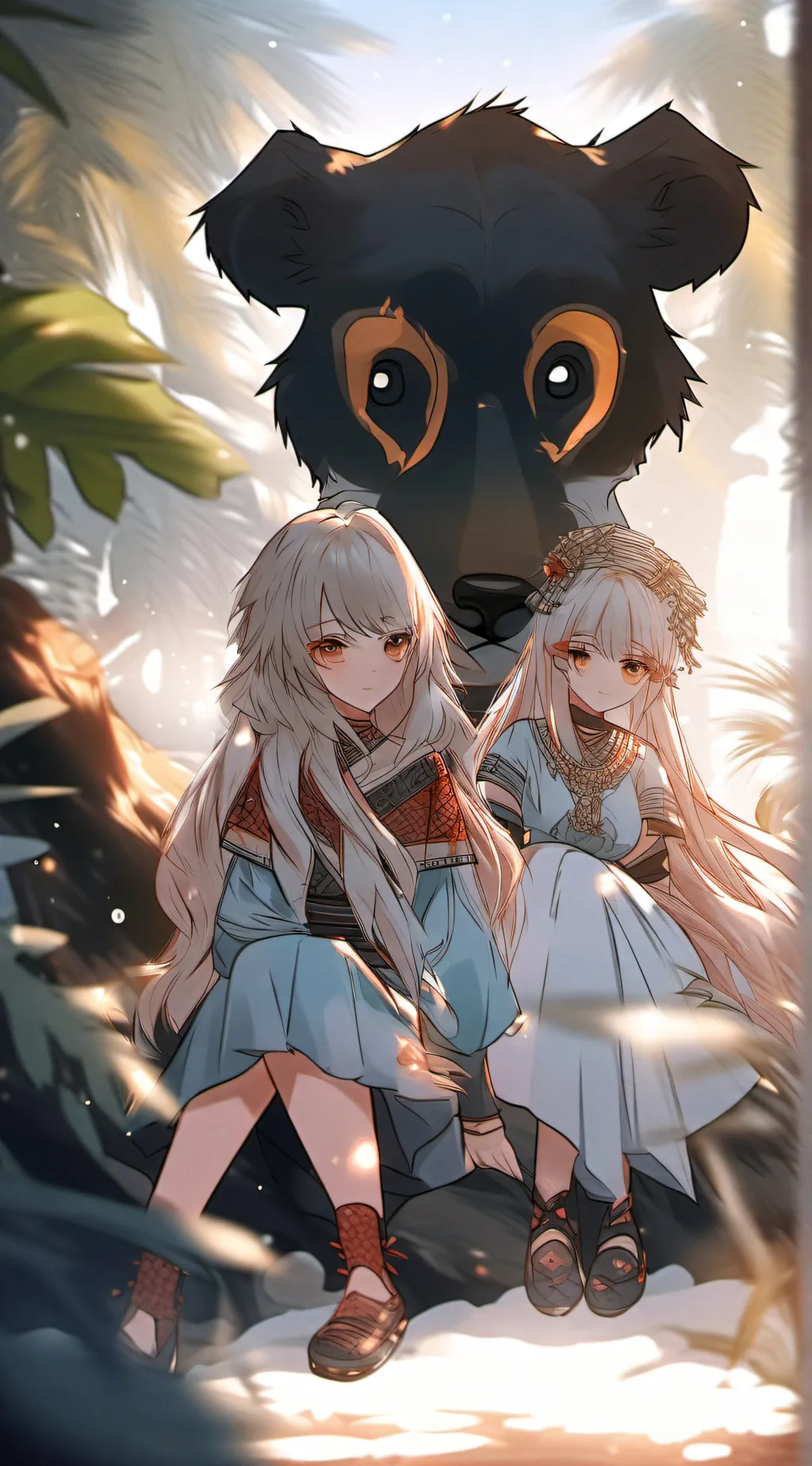 ai character: Kittens background