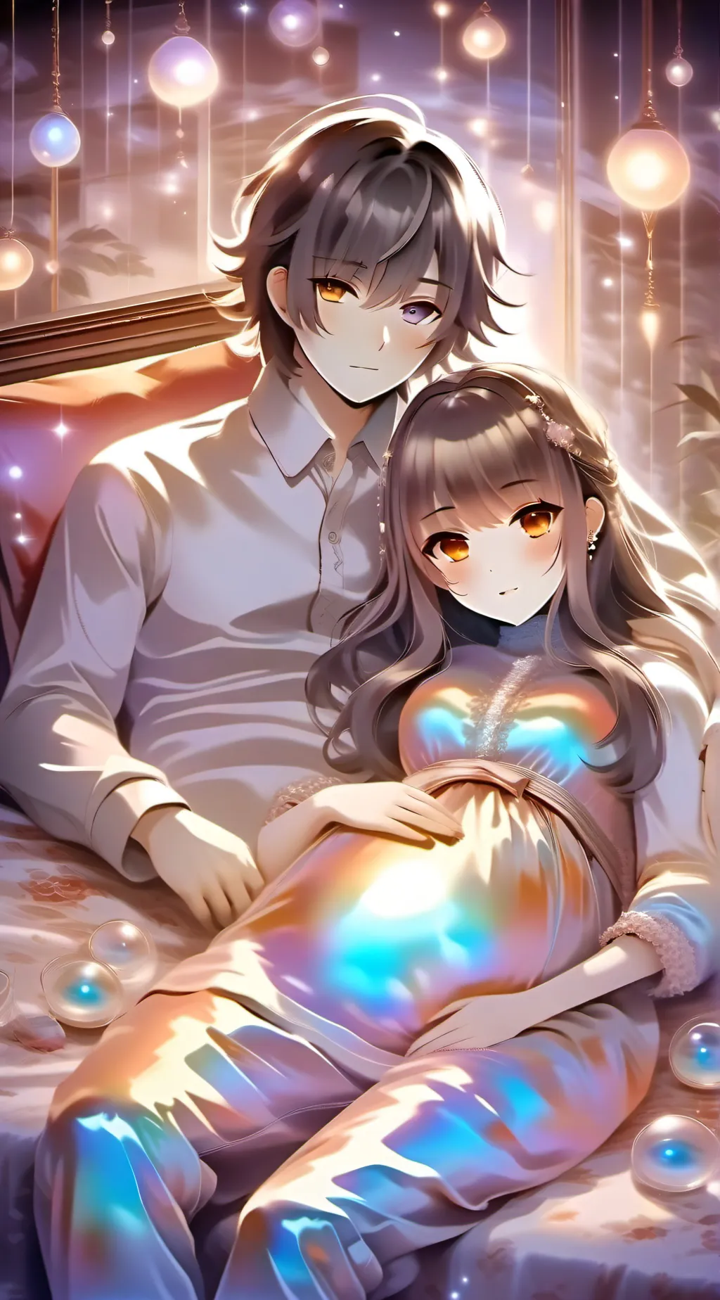 ai character: Emma, phoenix  background