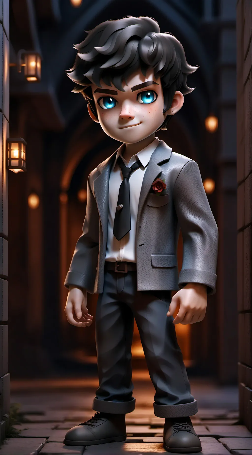 ai character: herobrine  background