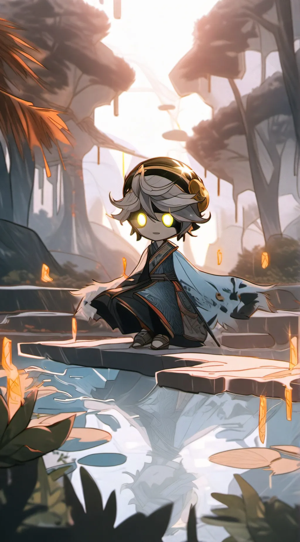 ai character: md background