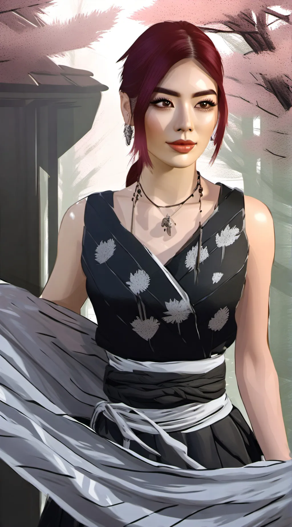 ai character: bini mikha background