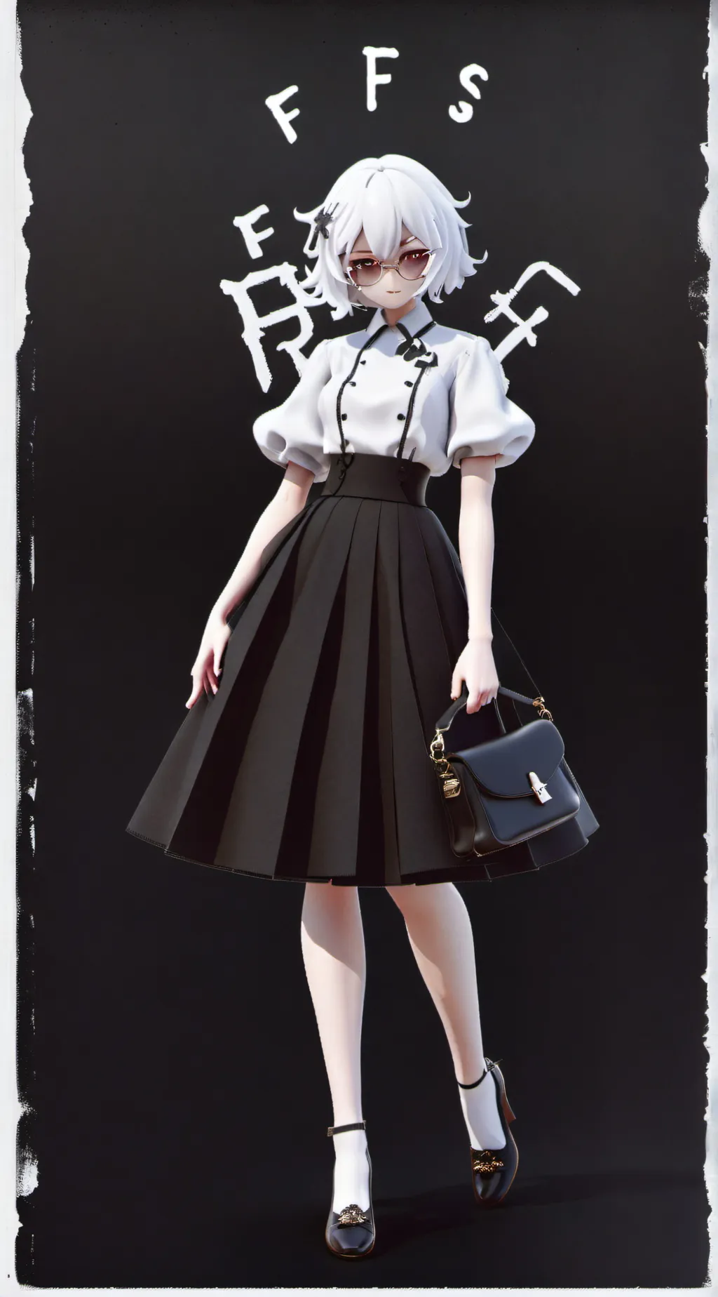 ai character: FPE SCHOOL ! background