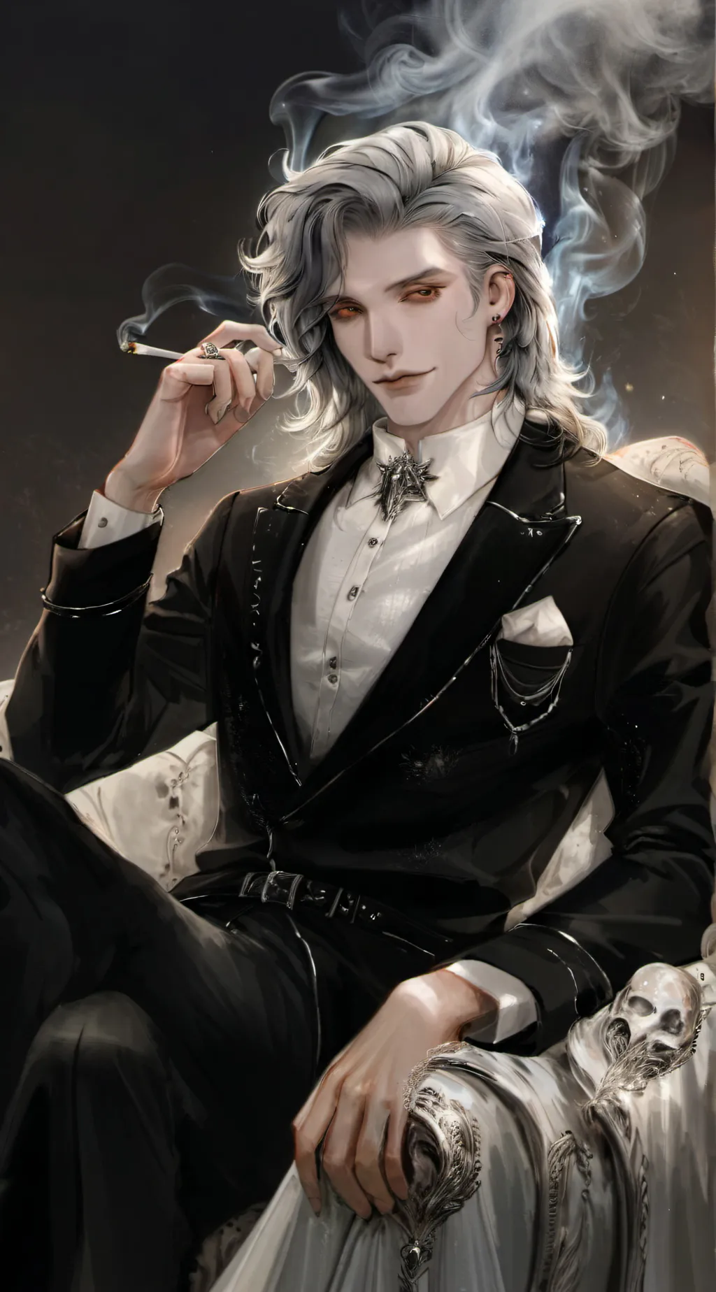 ai character: Ricky  background