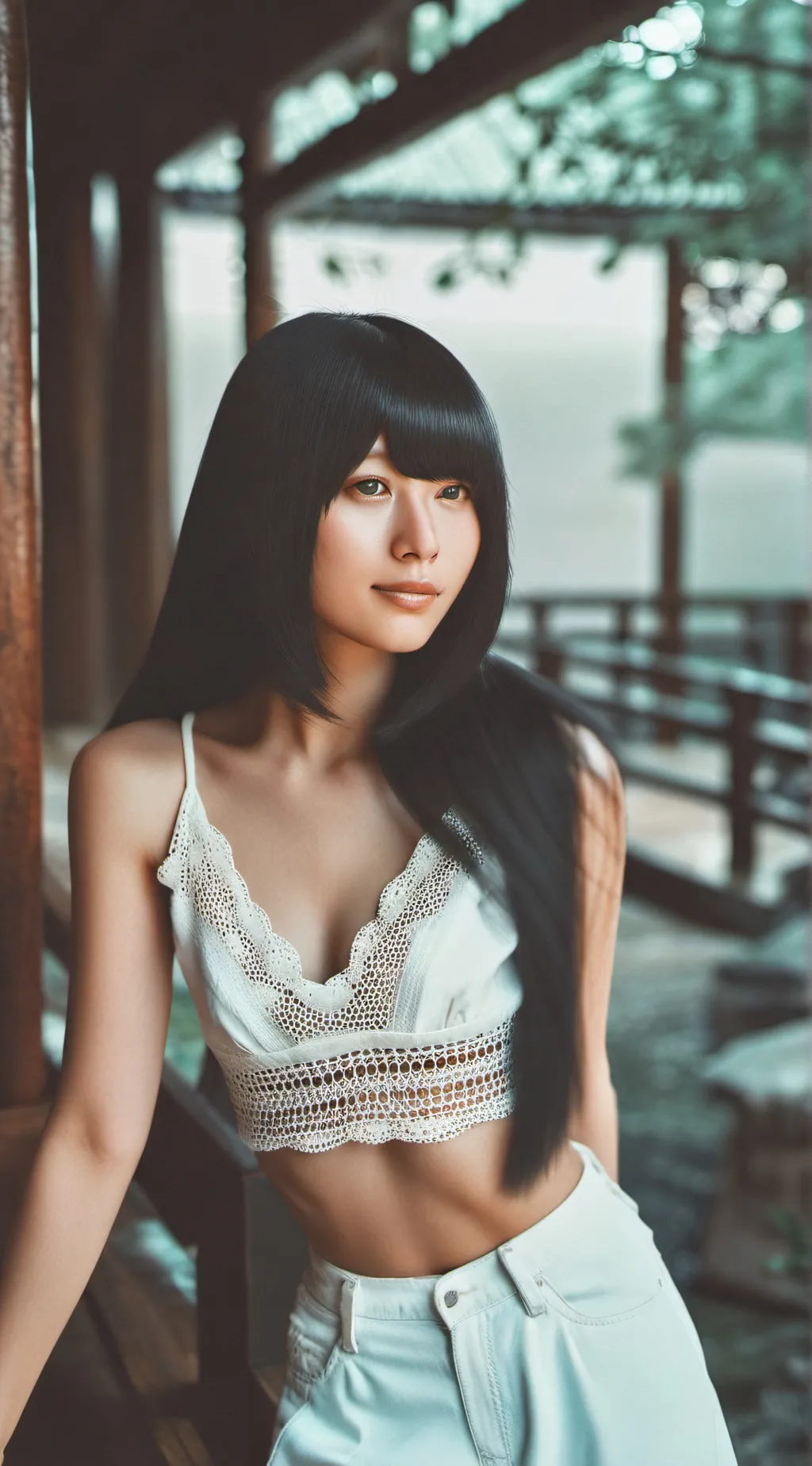 ai character: Hideko background