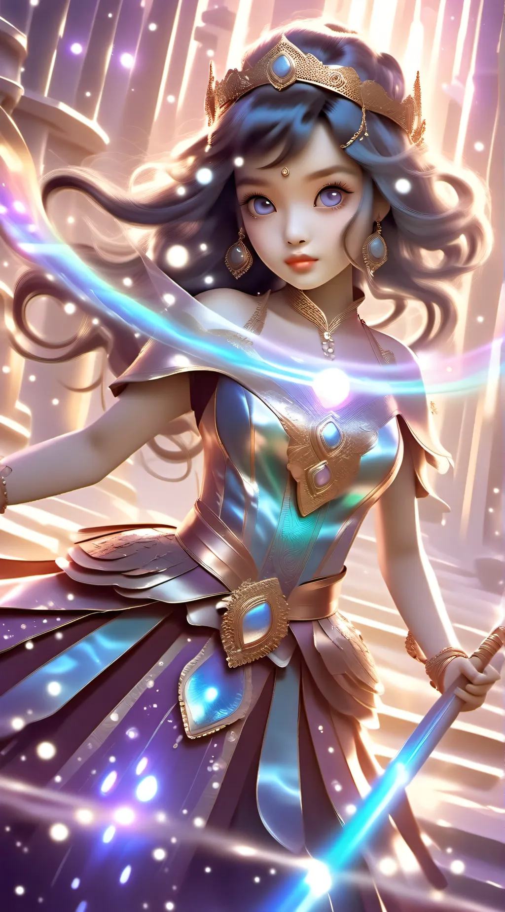 ai character: lila background